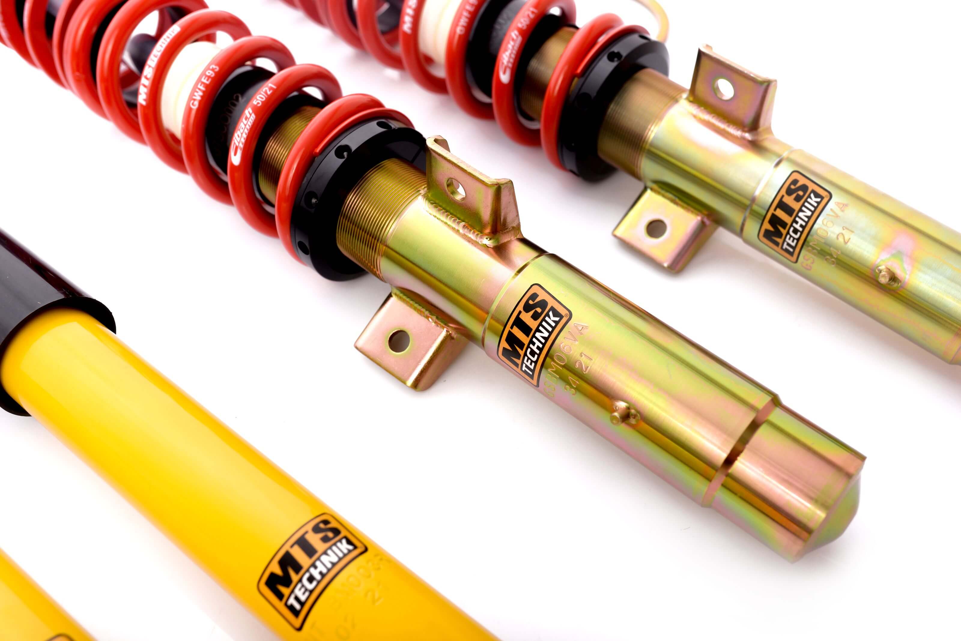 Combinés Filetés MTS Technik BMW Série 3 Compact (E46) — Finition Gold — vue 3 [Gold]