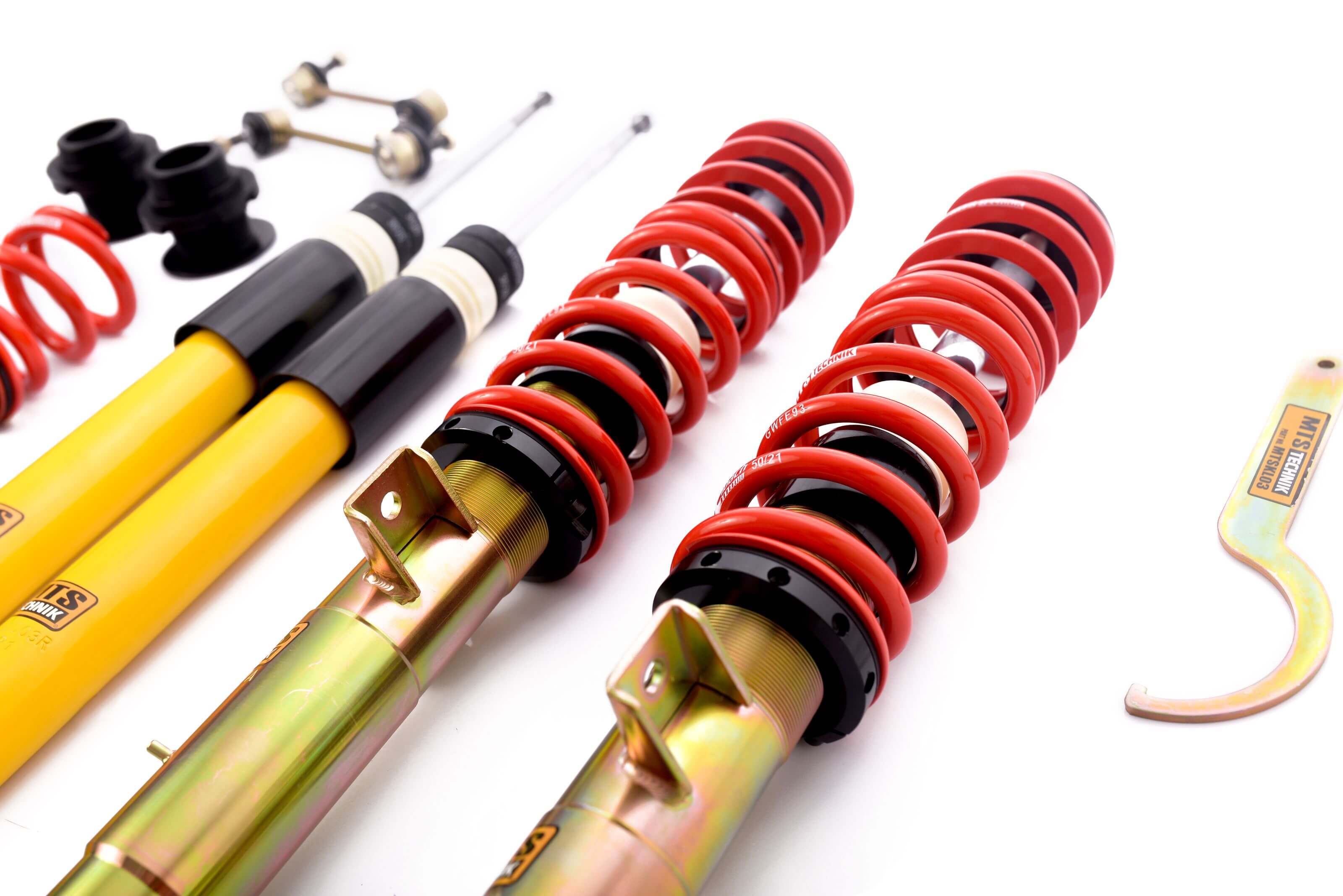 Combinés Filetés MTS Technik BMW Série 3 (E46) — Finition Gold — vue 4 [Gold]