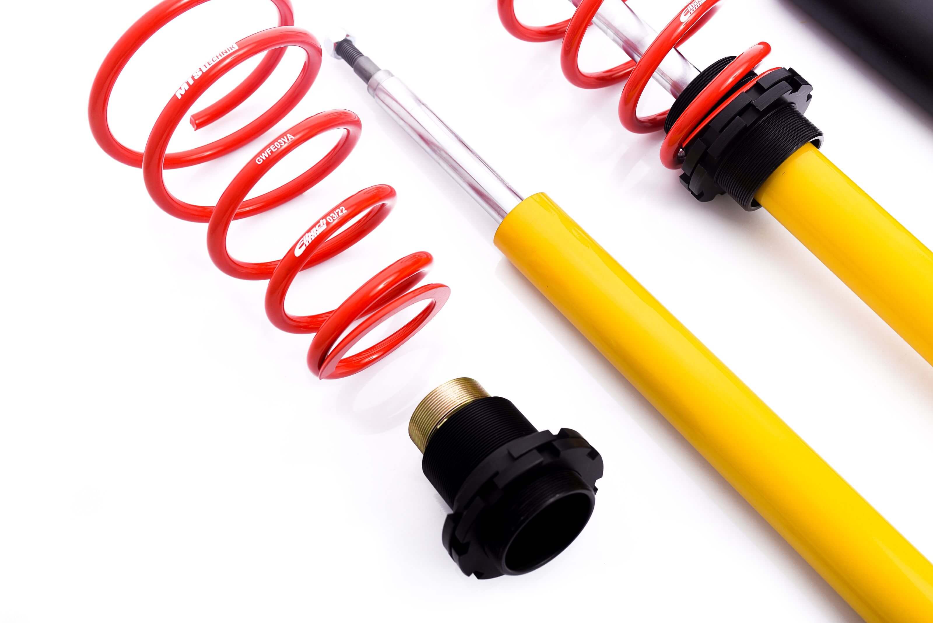 Combinés Filetés MTS Technik BMW Série 3 Touring (E30) — Finition Gold — vue 3 [Gold]