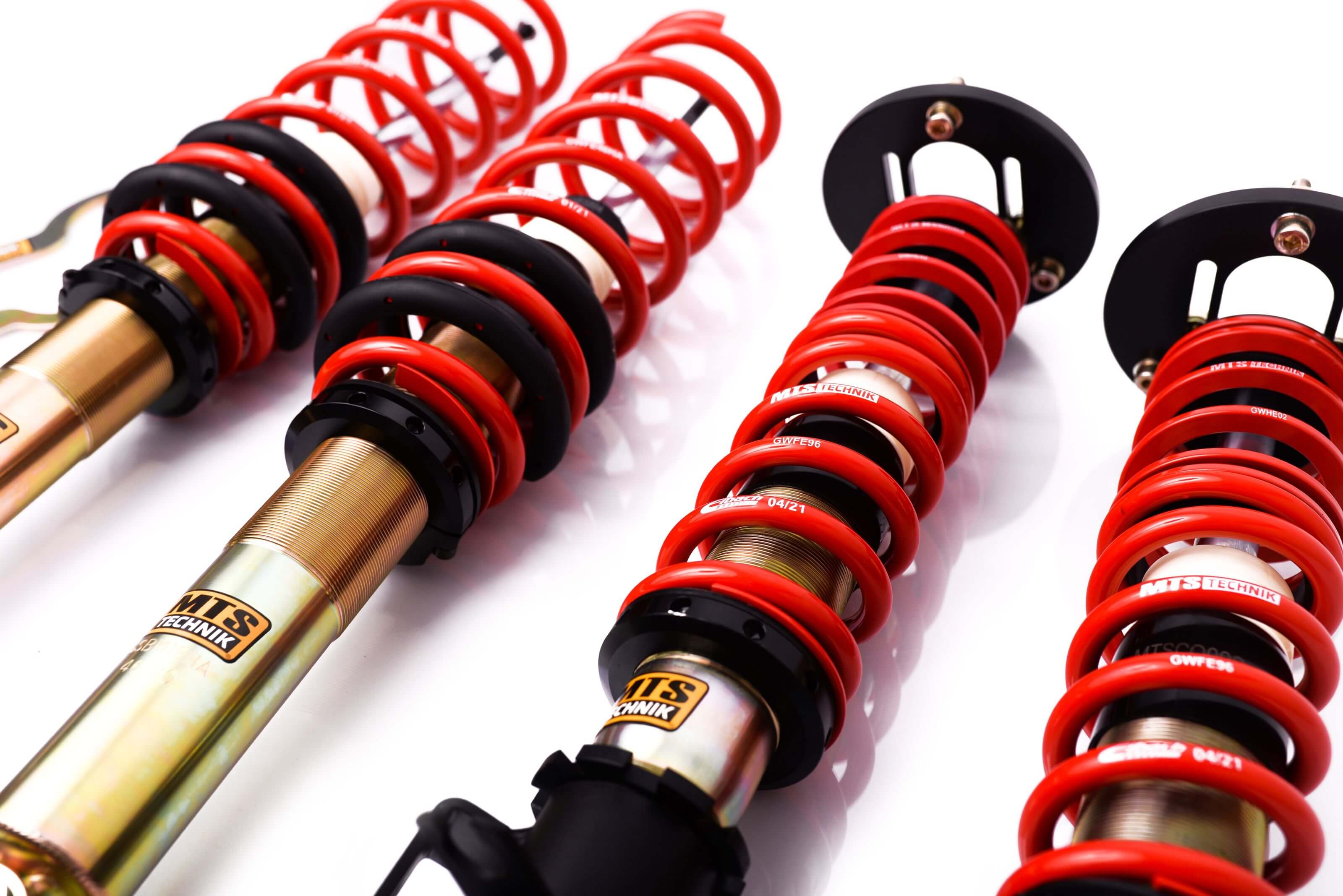 Combinés Filetés MTS Technik BMW Série 5 Touring (E34) — Finition Gold — vue 4 [Gold]