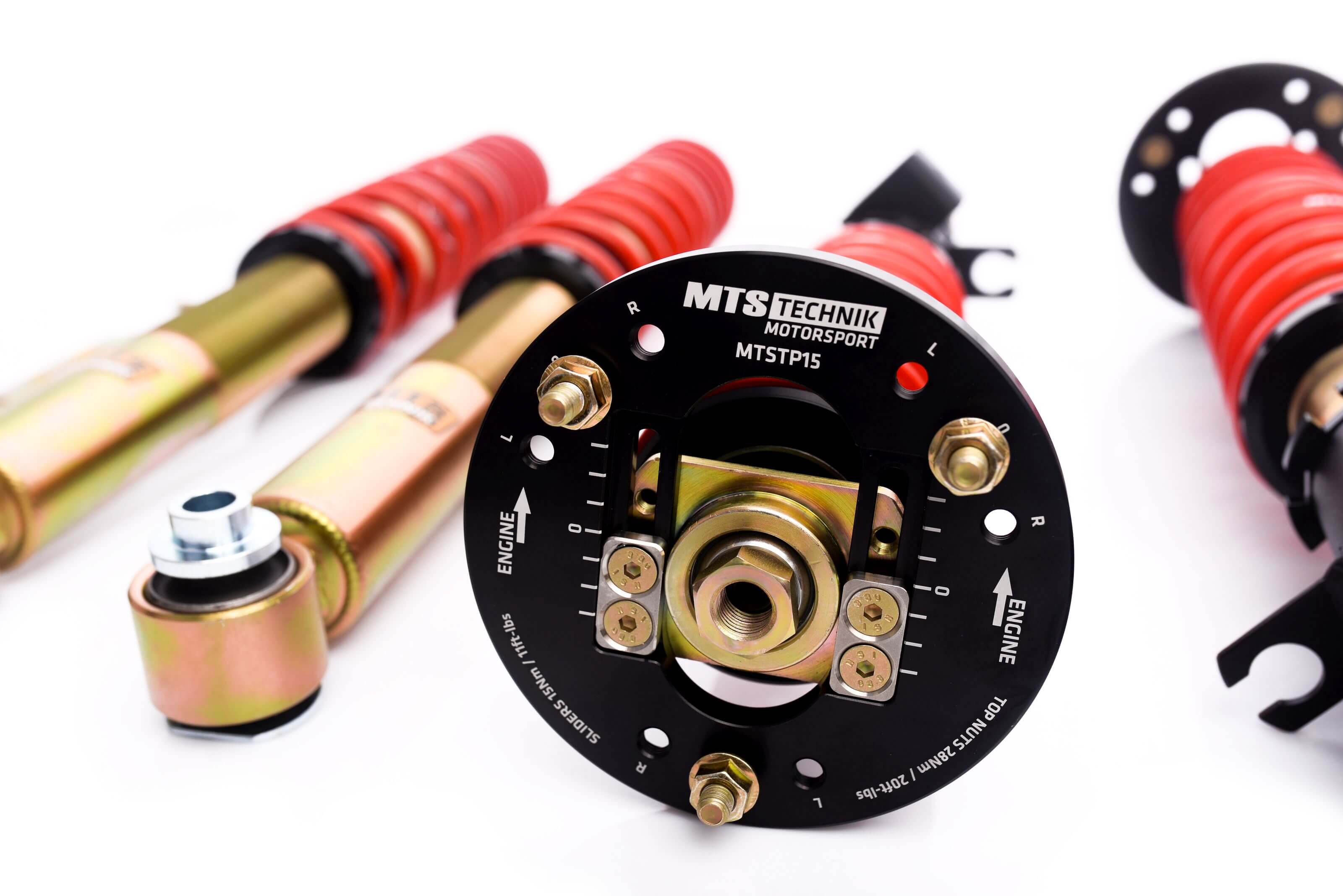Combinés Filetés MTS Technik BMW Série 6 (E24) — Finition Gold — vue 5 [Gold]