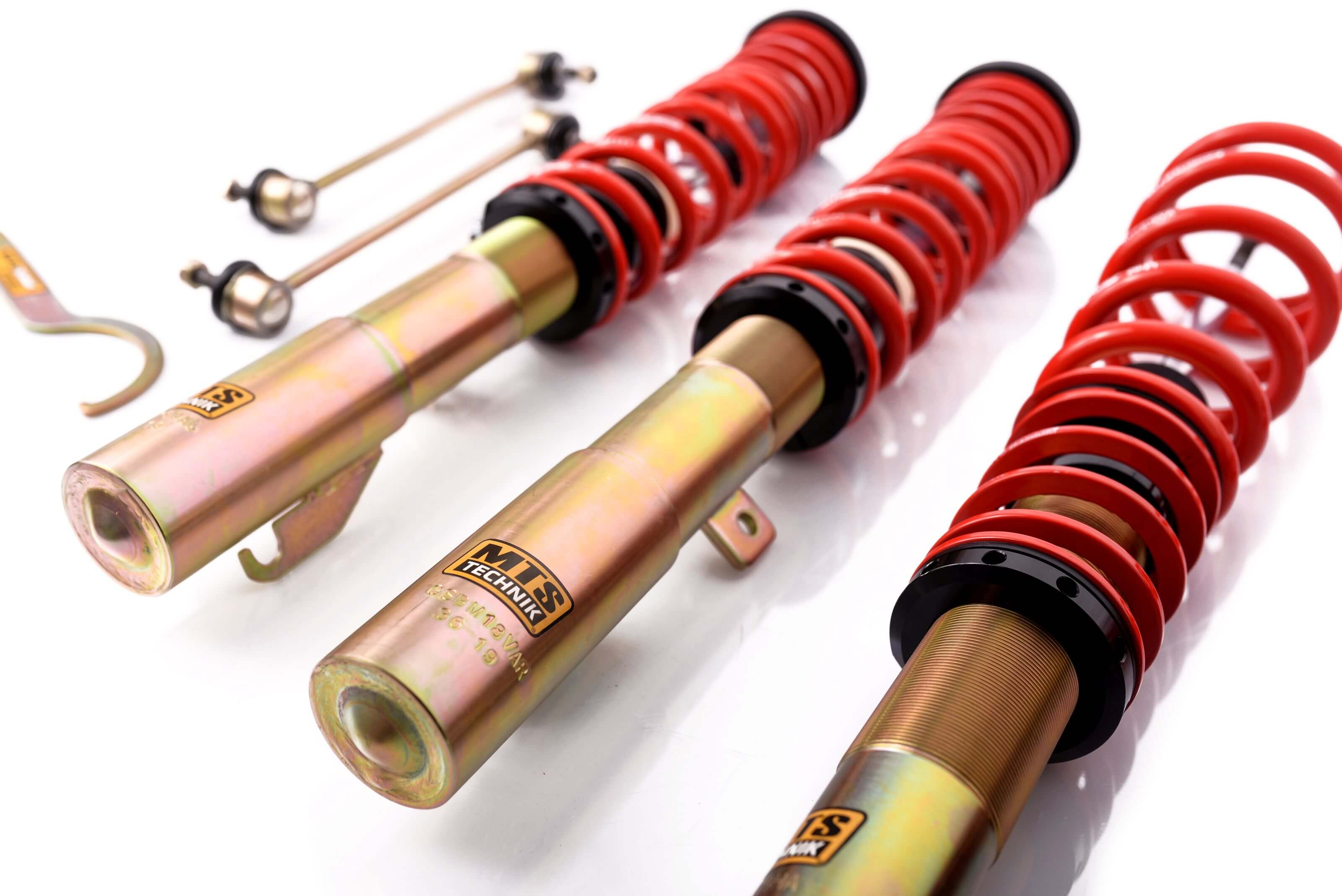 Combinés Filetés MTS Technik BMW Série 7 (E38) — Finition Gold — vue 2 [Gold]