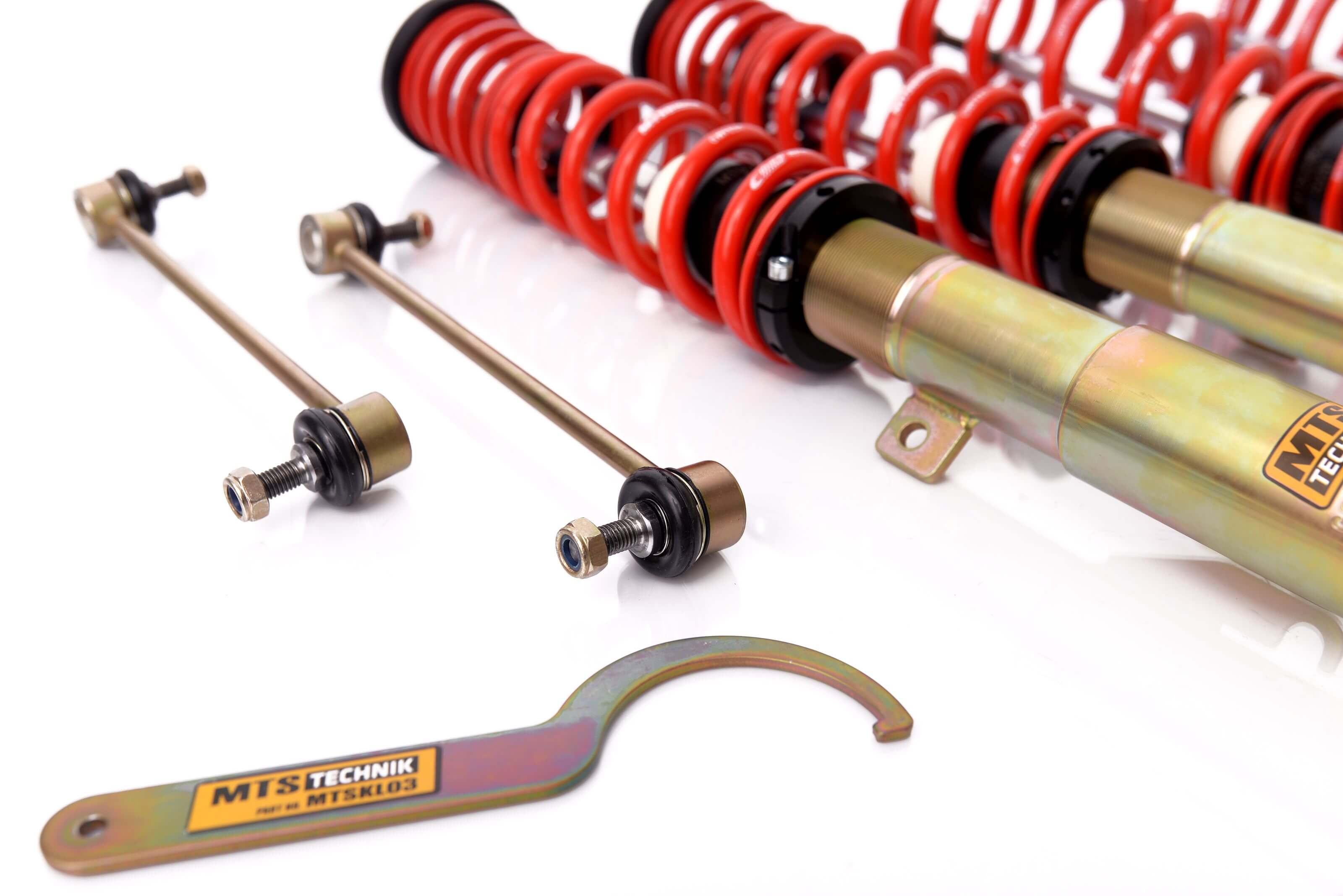 Combinés Filetés MTS Technik BMW Série 7 (E38) — Finition Gold — vue 4 [Gold]