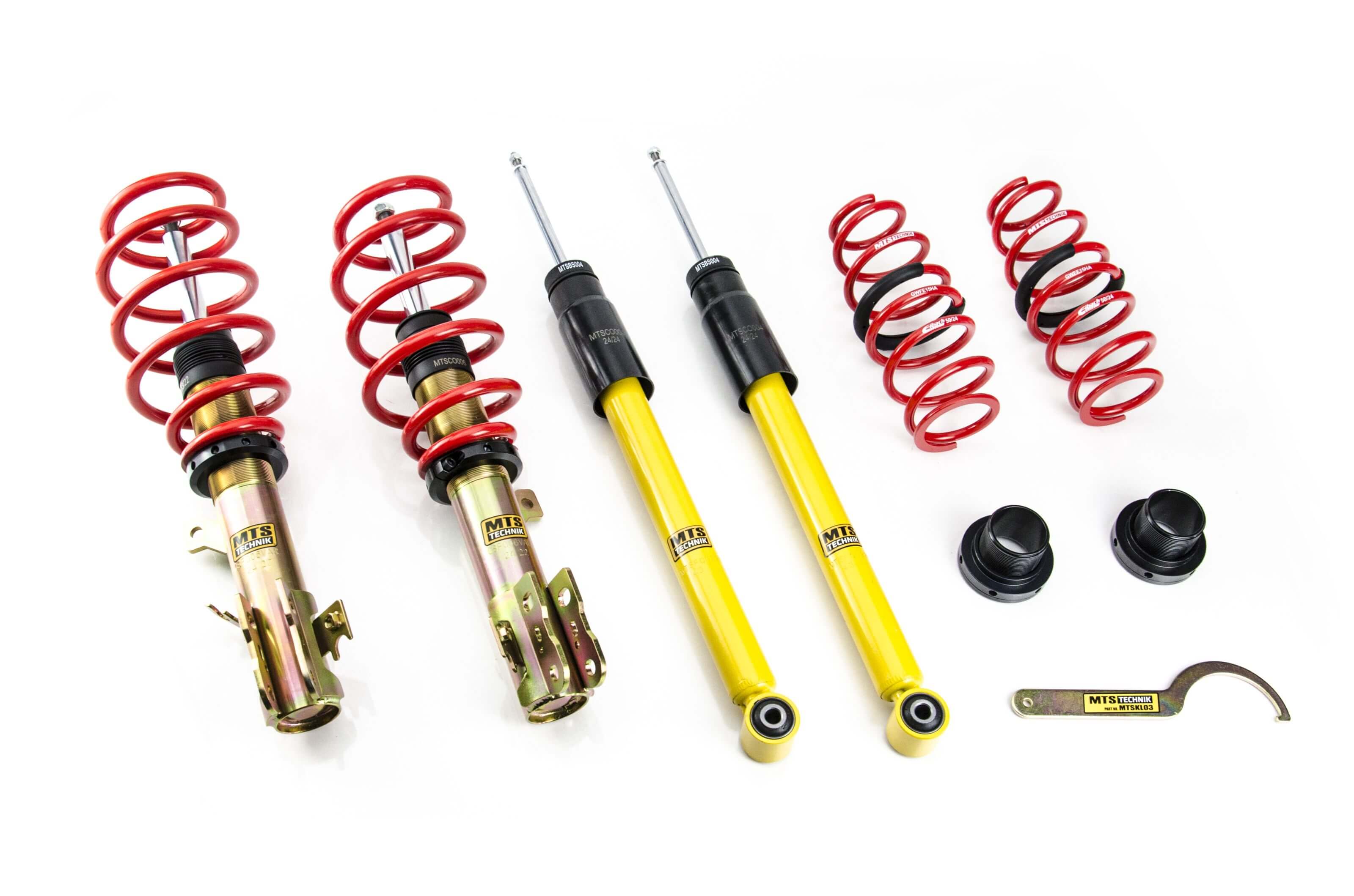 Combinés Filetés MTS Technik Ford Fiesta VII (HJ/HF) — Finition Gold [Gold]
