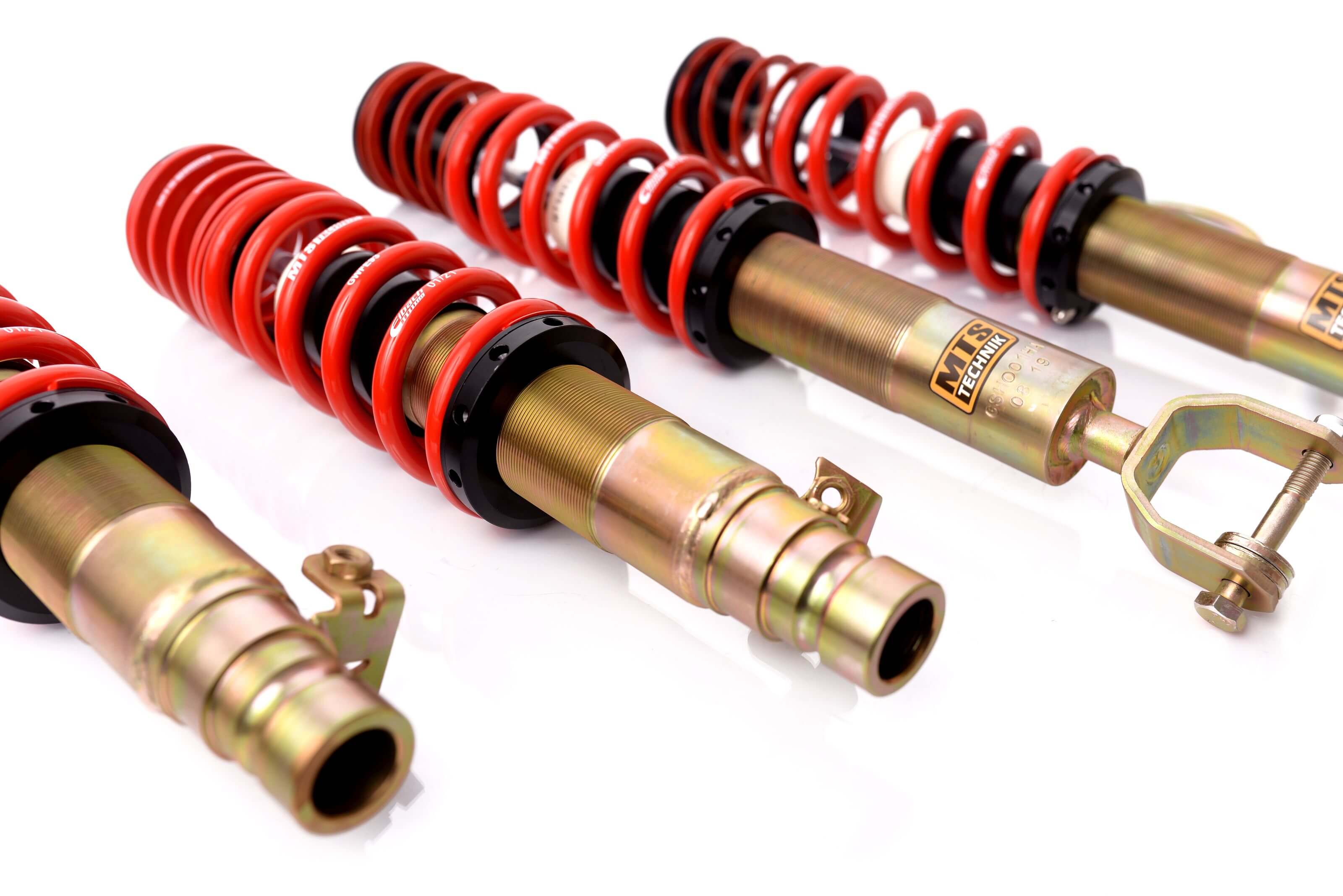 Combinés Filetés MTS Technik Honda Civic IV (ED) — Finition Gold — vue 2 [Gold]