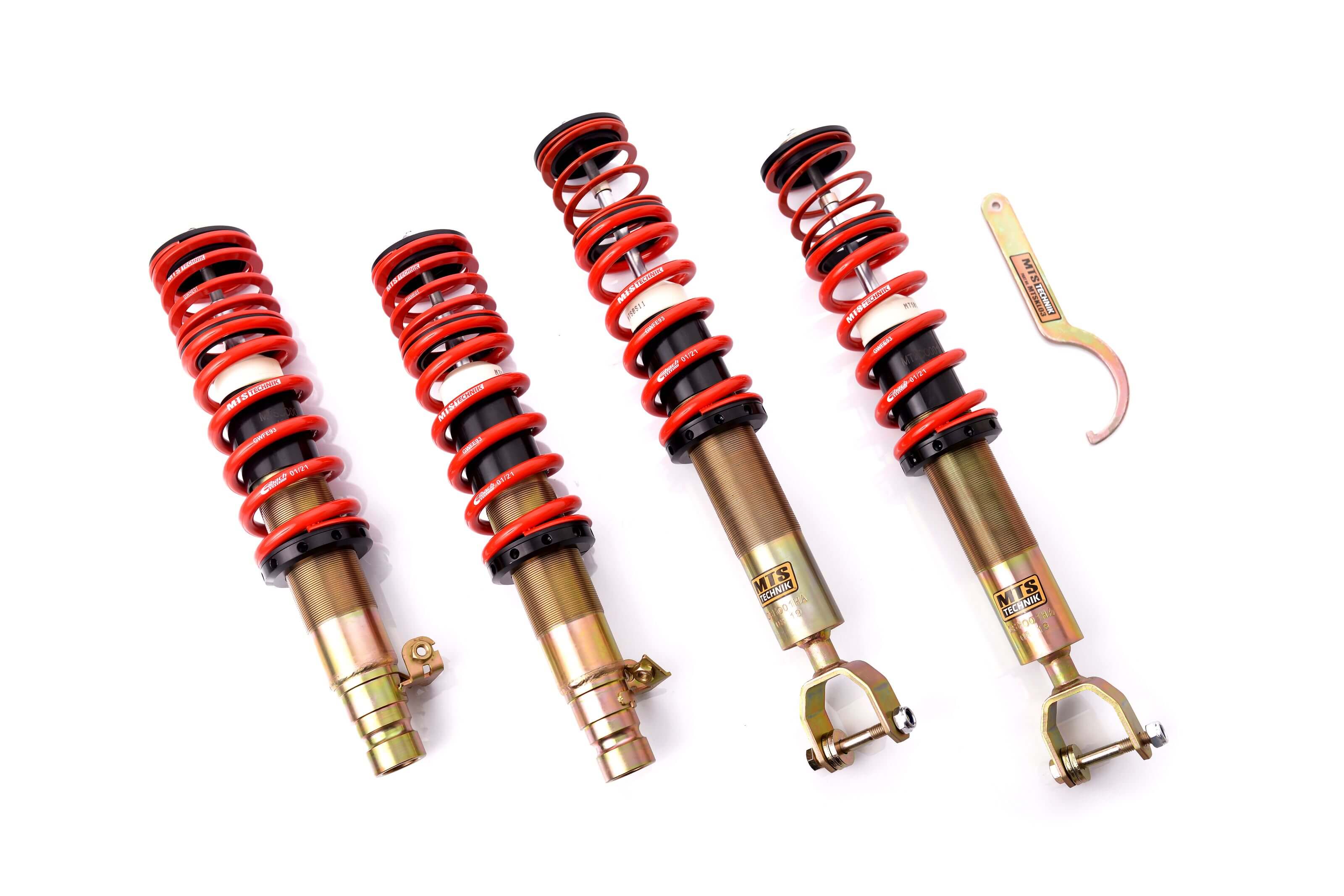 Combinés Filetés MTS Technik Honda Civic IV (ED) — Finition Gold [Gold]