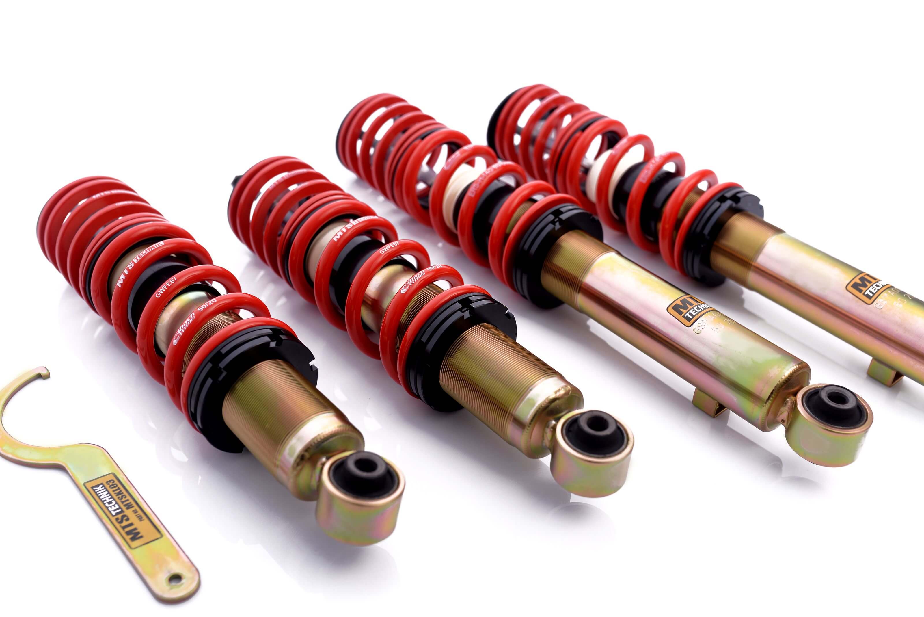 Combinés Filetés MTS Technik Mazda MX-5 I (NA) — Finition Gold — vue 3 [Gold]