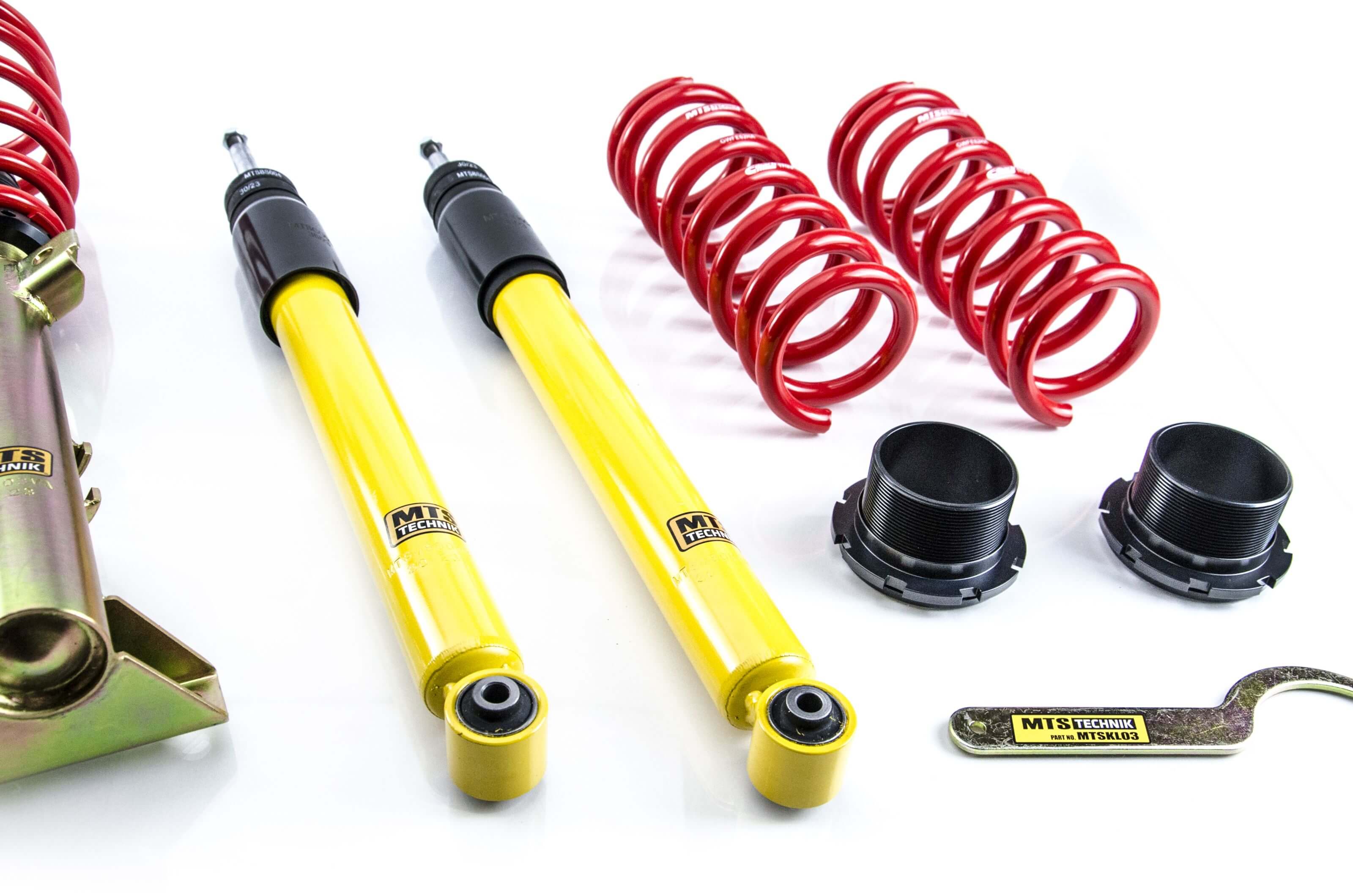 Combinés Filetés MTS Technik Mercedes-Benz C-CLASS (C204) — Finition Gold — vue 4 [Gold]