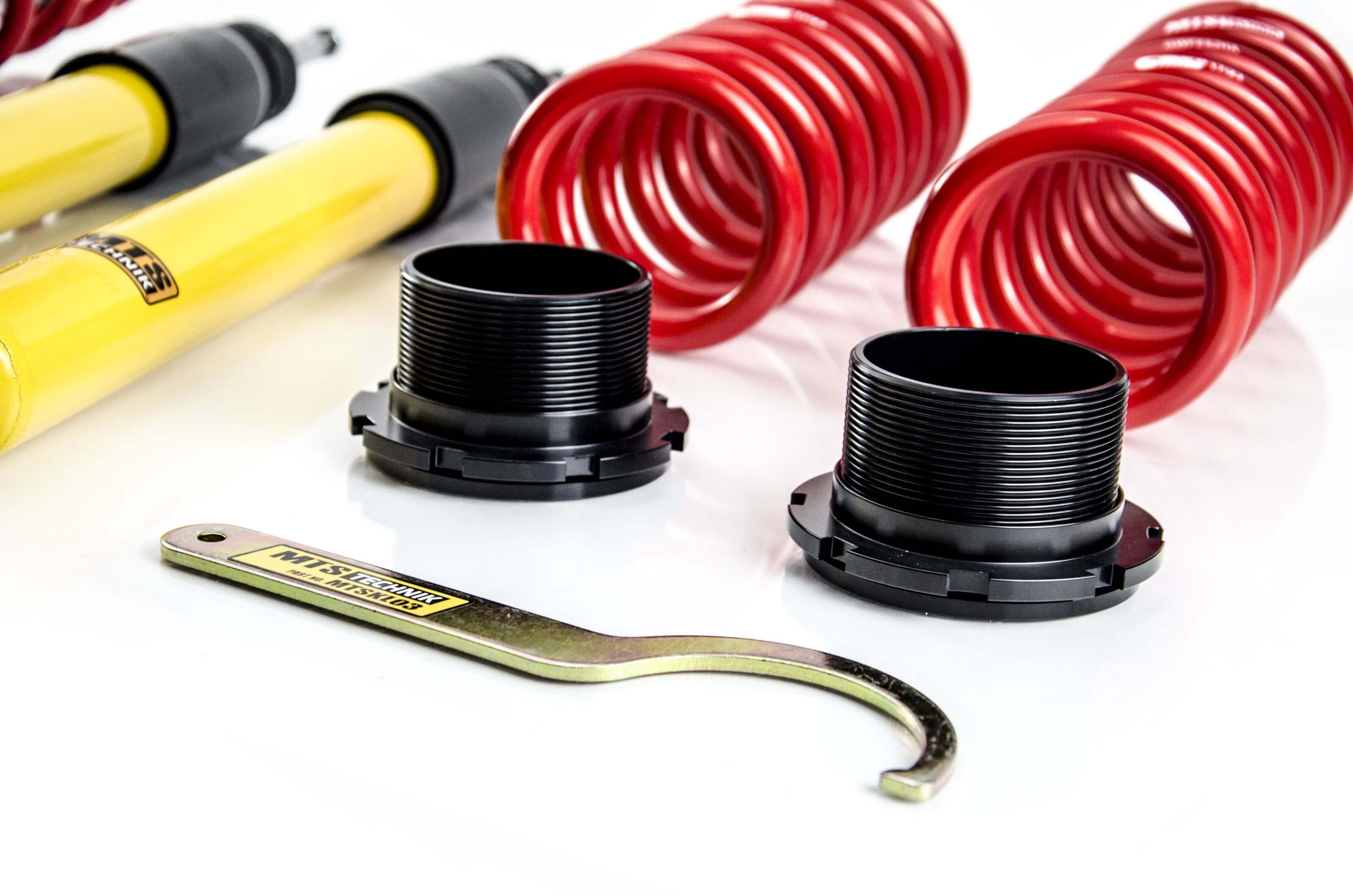Combinés Filetés MTS Technik Mercedes-Benz C-CLASS (C204) — Finition Gold — vue 6 [Gold]