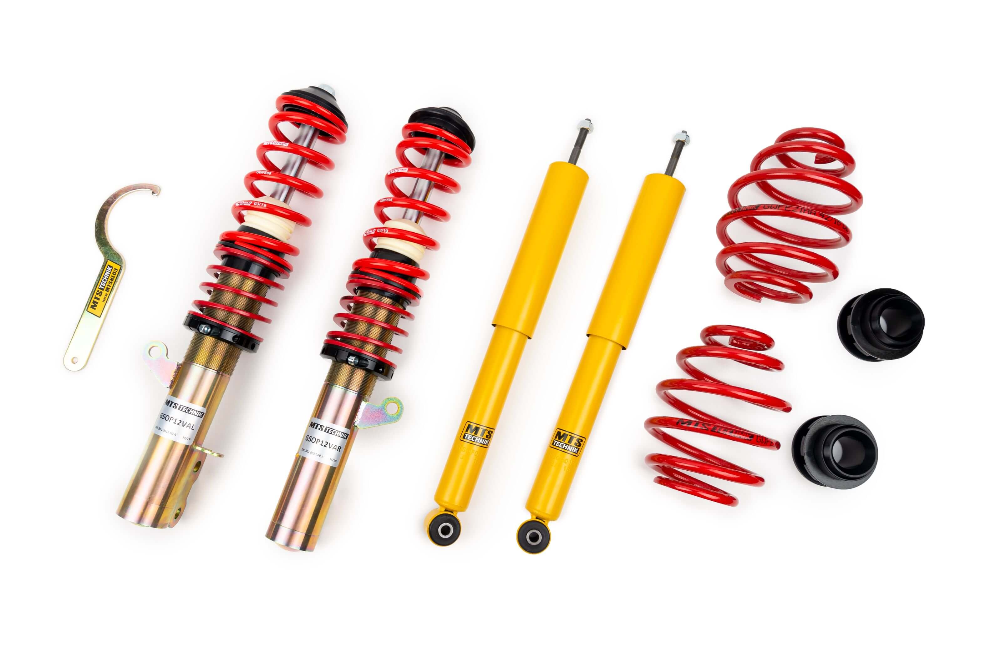 Combinés Filetés MTS Technik Opel Corsa C (X01) — Finition Gold — vue 3 [Gold]