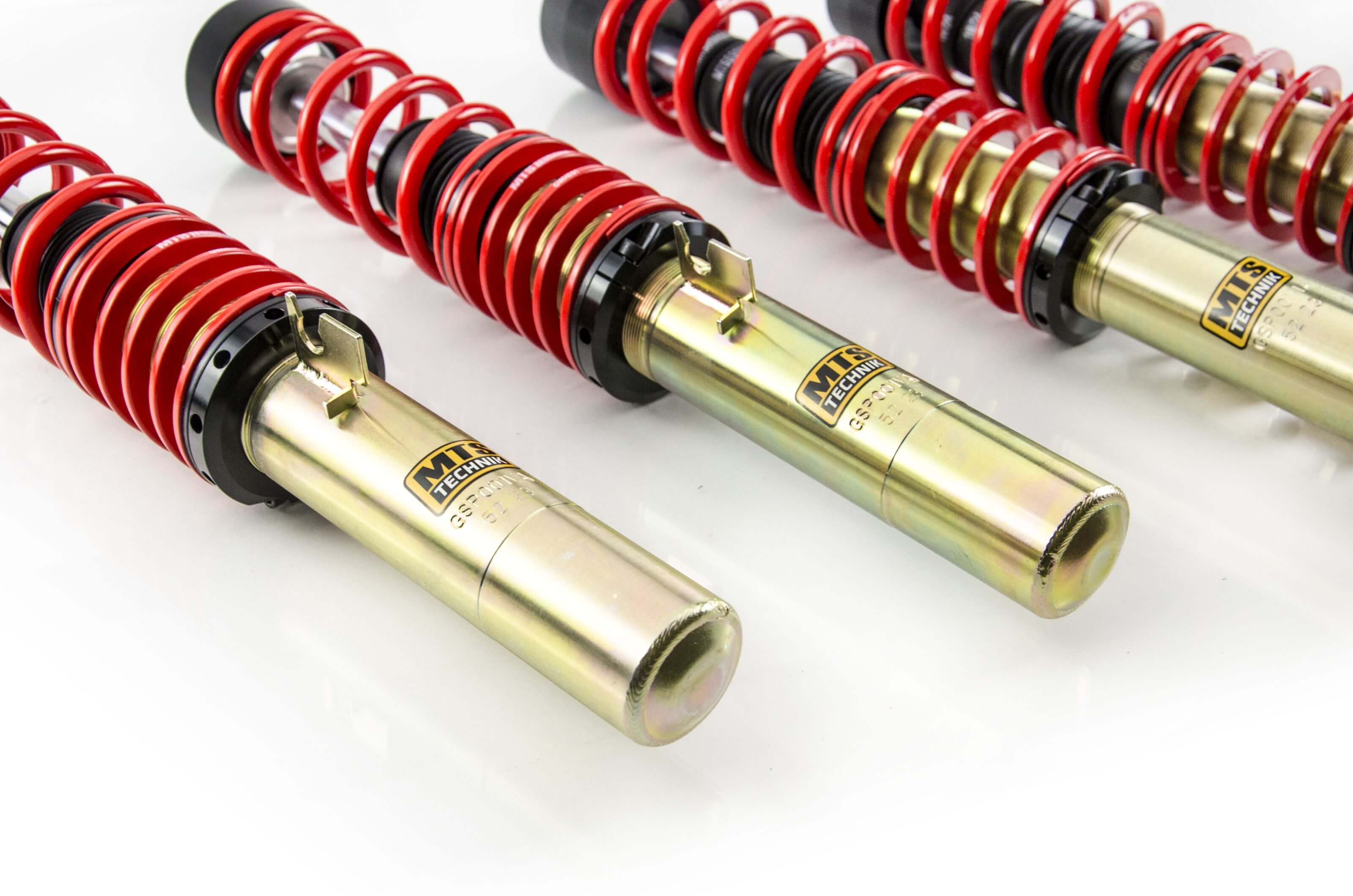 Combinés Filetés MTS Technik Porsche Boxster (986) — Finition Gold — vue 2 [Gold]
