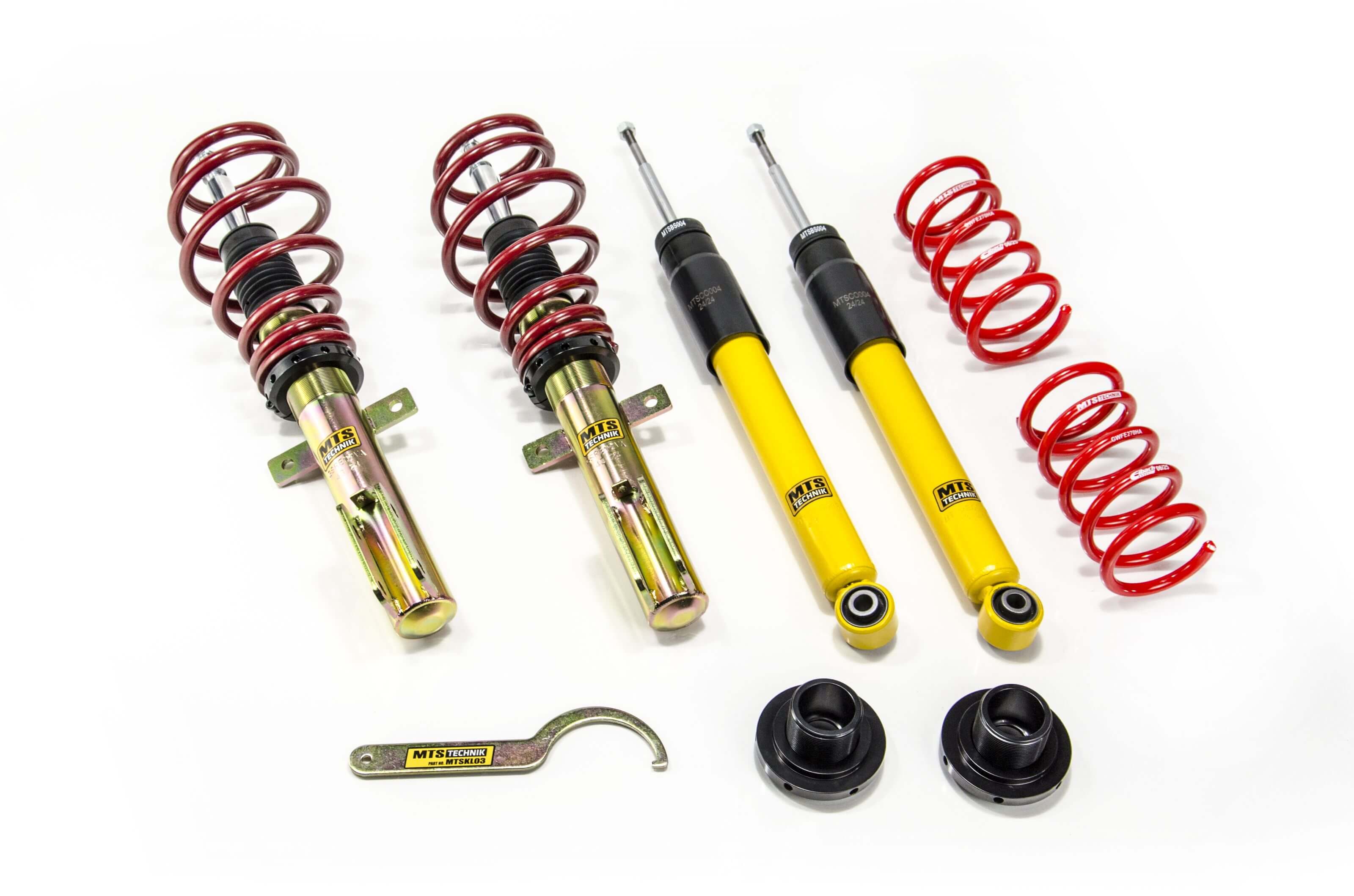 Combinés Filetés MTS Technik Renault Clio IV (BH) — Finition Gold [Gold]