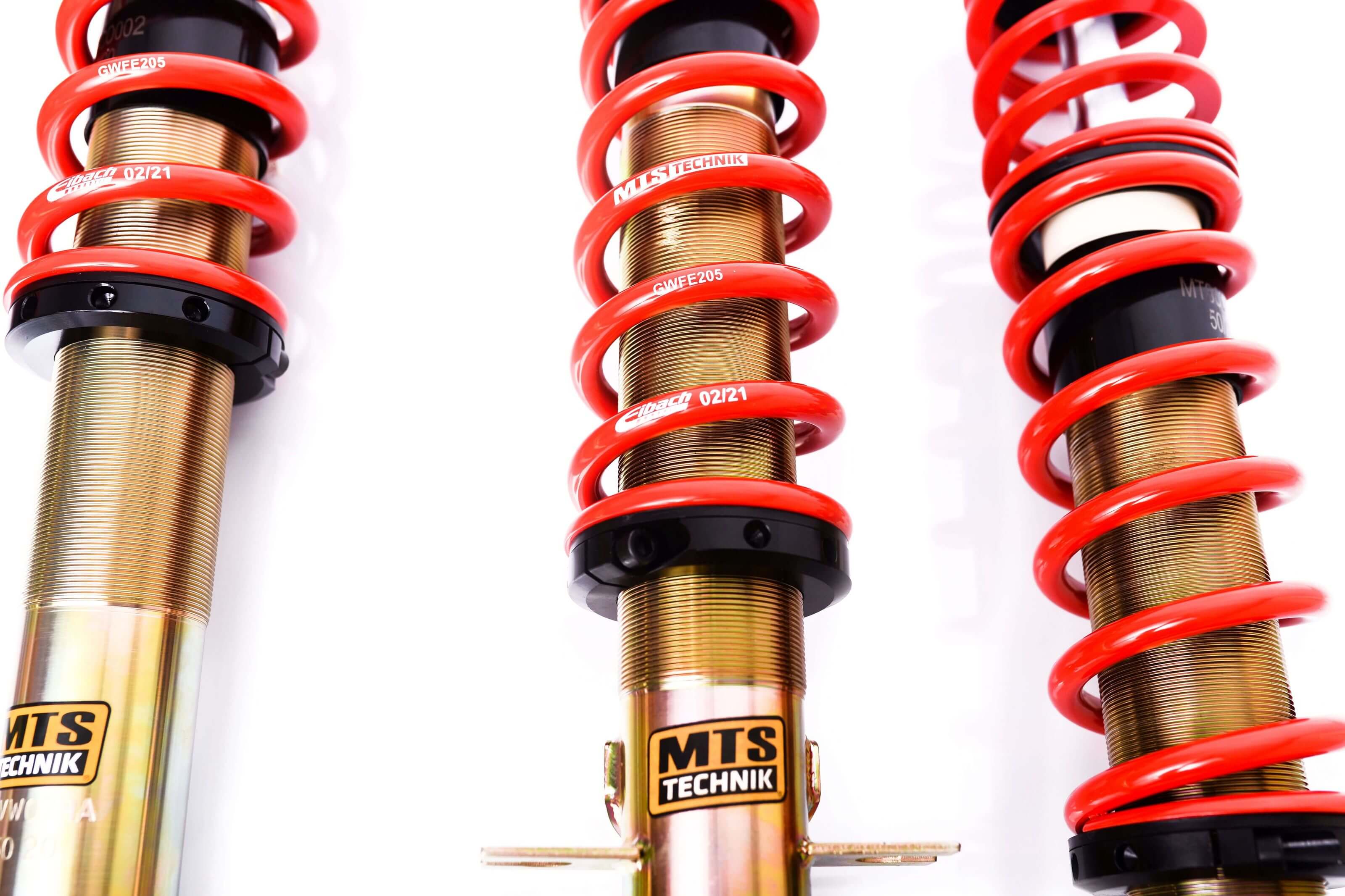Combinés Filetés MTS Technik Volkswagen Golf I (17) — Finition Gold — vue 4 [Gold]