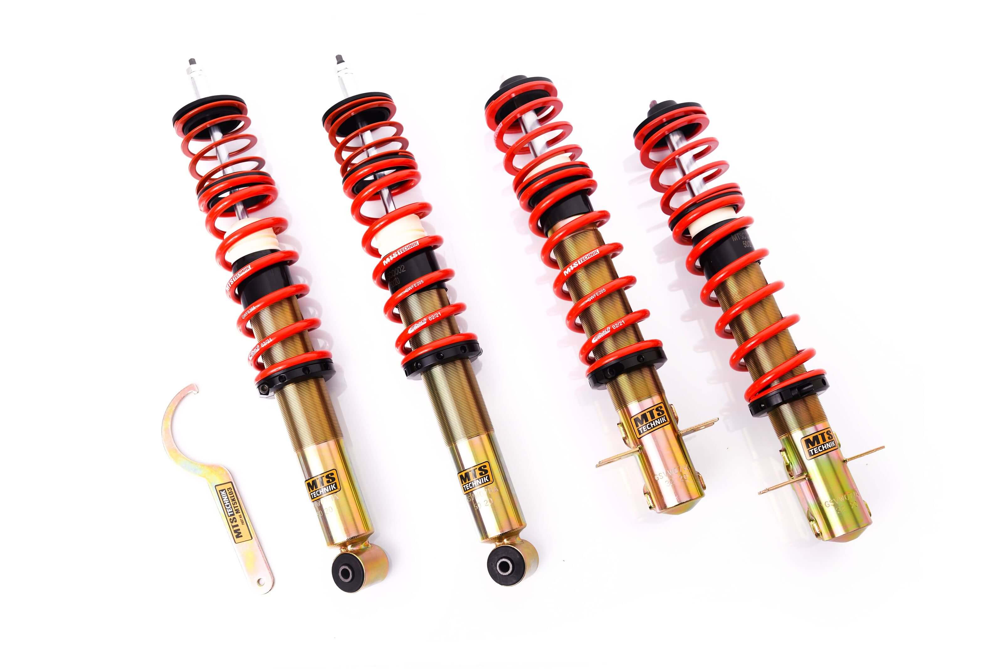 Combinés Filetés MTS Technik Volkswagen Golf I (155) — Finition Gold [Gold]