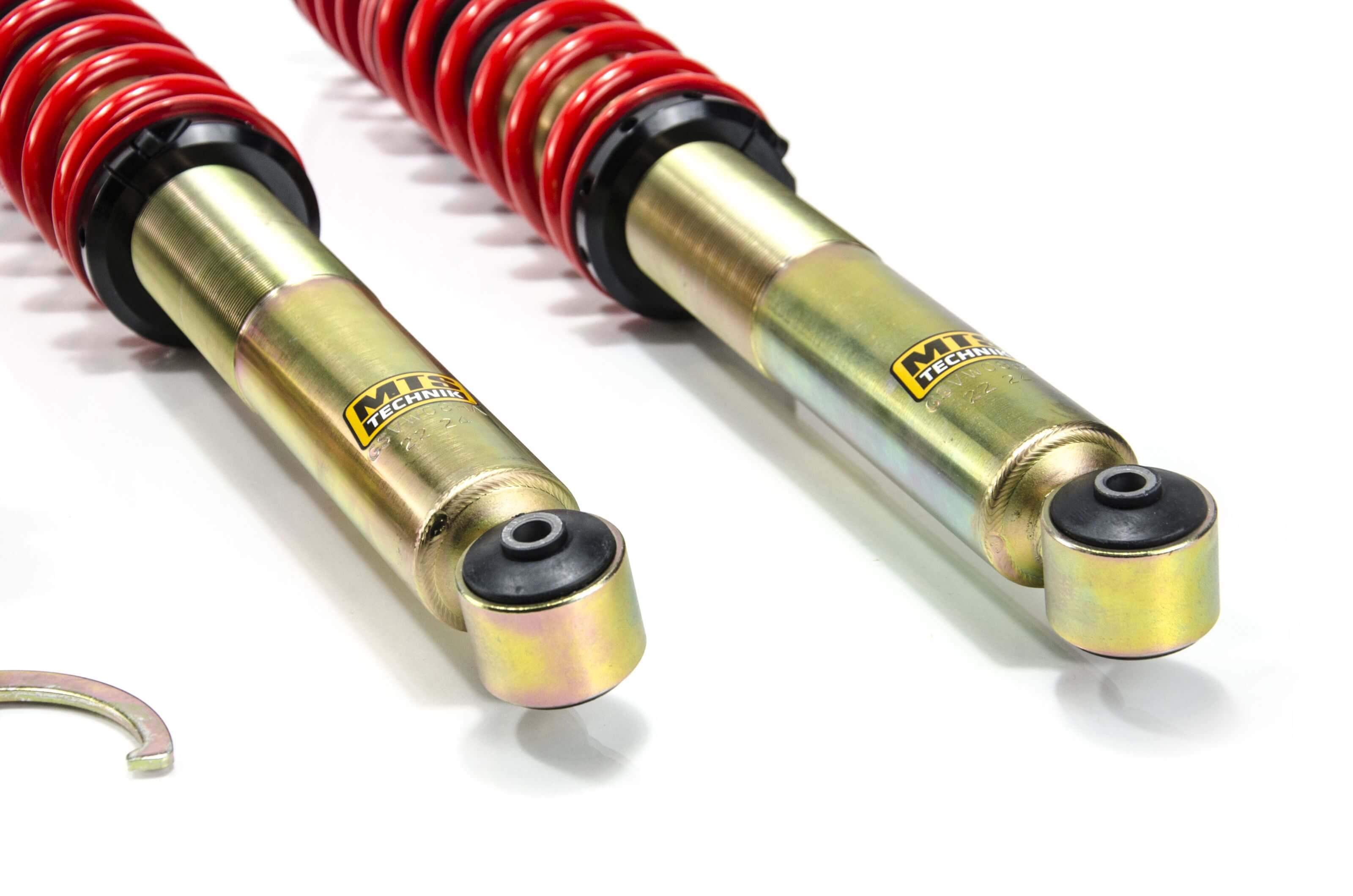 Combinés Filetés MTS Technik Volkswagen Golf III (1H) — Finition Gold — vue 6 [Gold]
