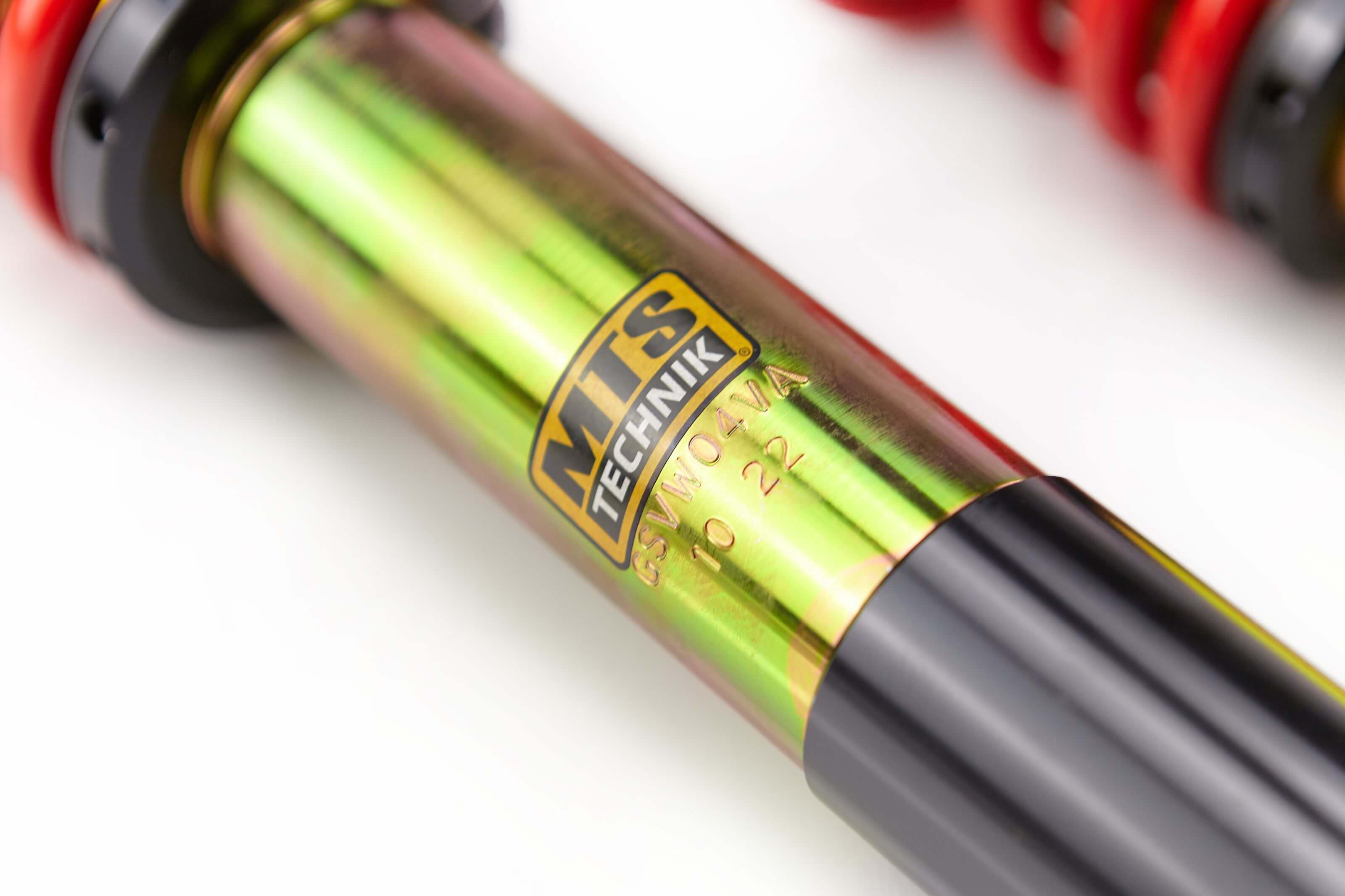 Combinés Filetés MTS Technik Volkswagen Eos (1F) — Finition Gold — vue 3 [Gold]