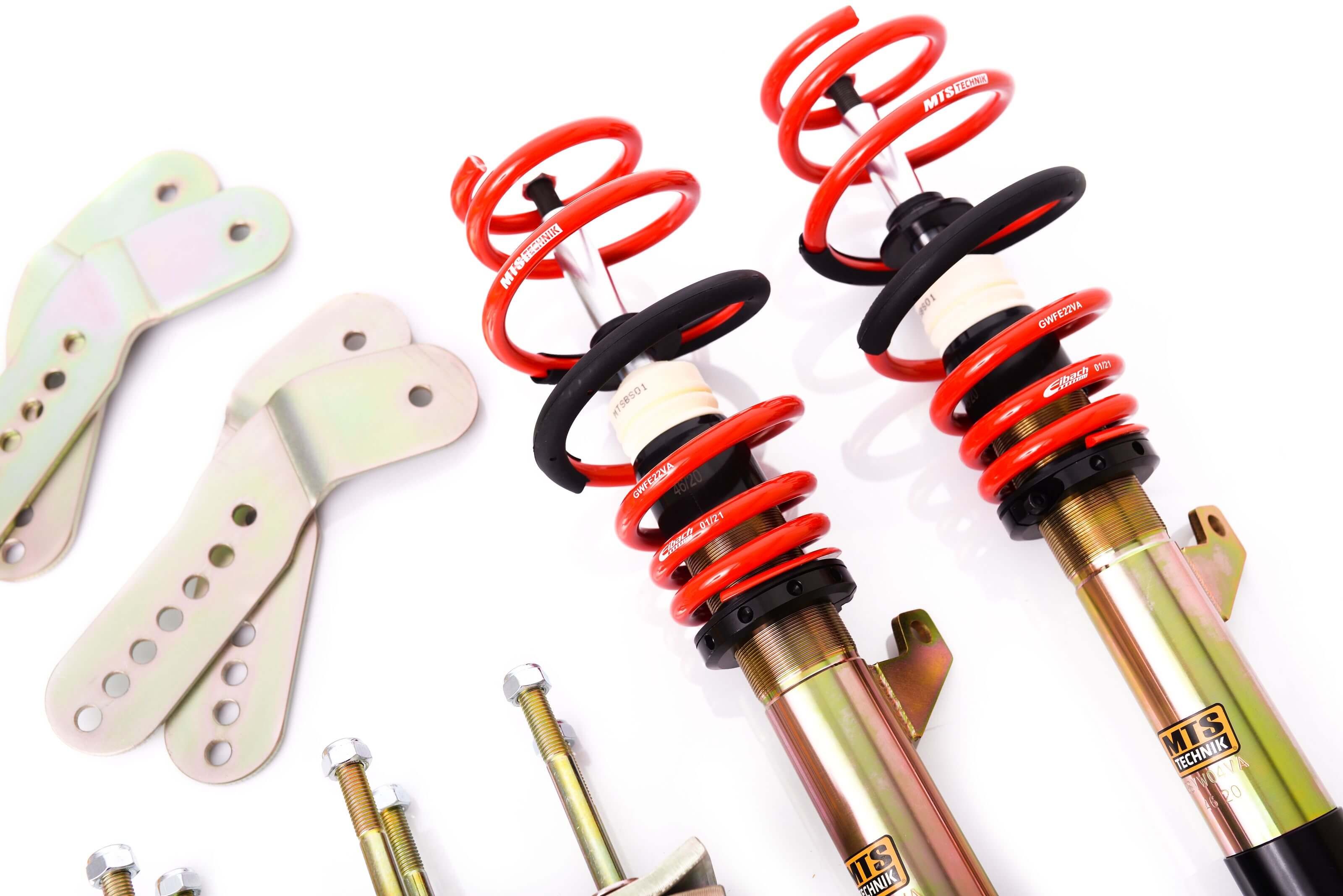 Combinés Filetés MTS Technik Volkswagen Caddy III (2K/2C) — Finition Gold — vue 2 [Gold]