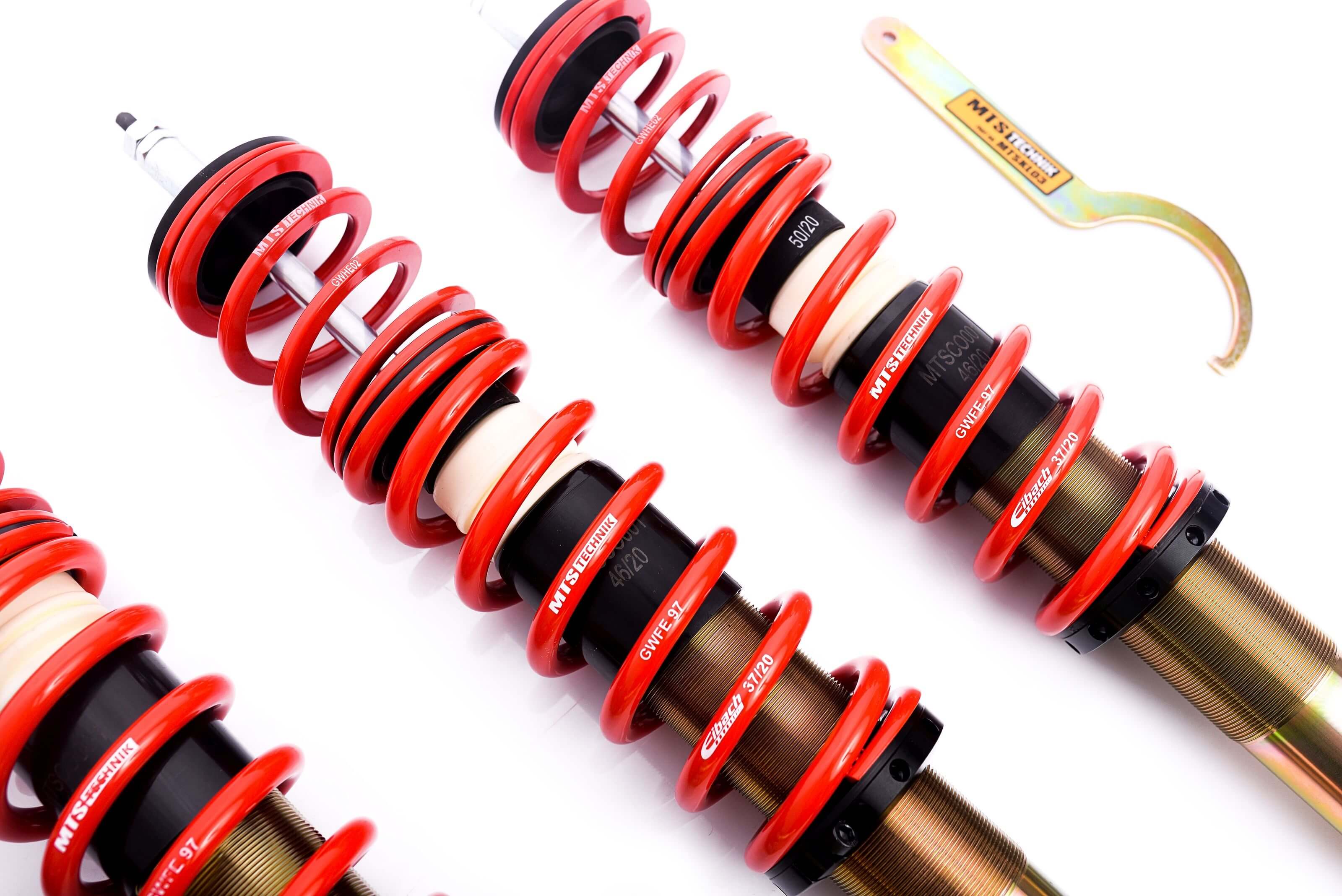 Combinés Filetés MTS Technik Volkswagen Golf III (1H) 4Motion — Finition Gold — vue 3 [Gold]