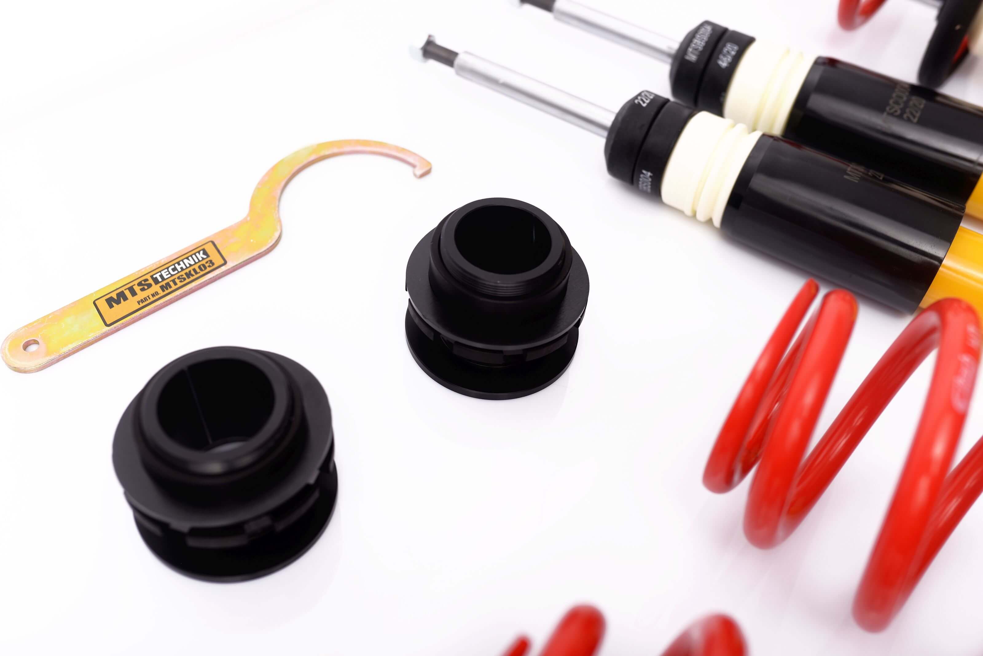 Combinés Filetés MTS Technik Volkswagen Passat B6 (3C) 4Motion — Finition Gold — vue 3 [Gold]
