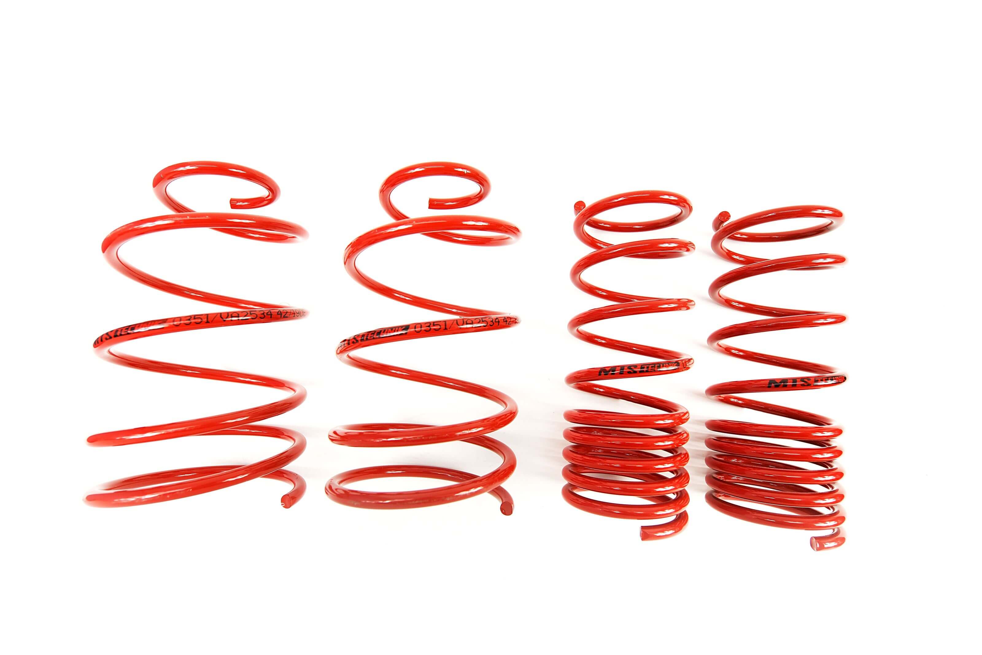 MTS Technik Ressorts Courts AV -40mm AR -40mm pour Fiat CINQUECENTO (170) (1991-1999)