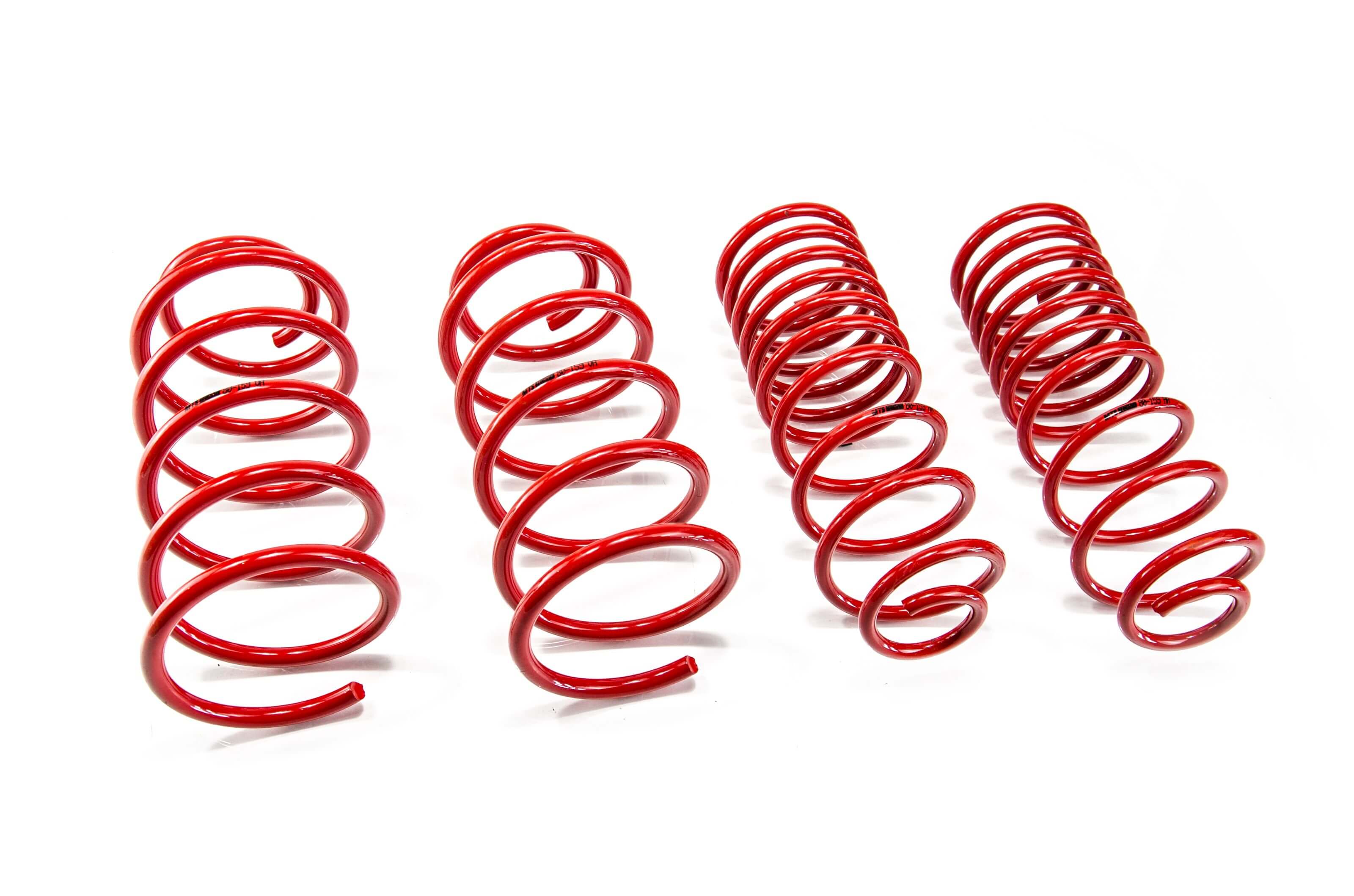 MTS Technik Ressorts Courts AV -40mm AR -40mm pour Volkswagen GOLF II (19E/1G1) (1983-1992) Homologue TUV
