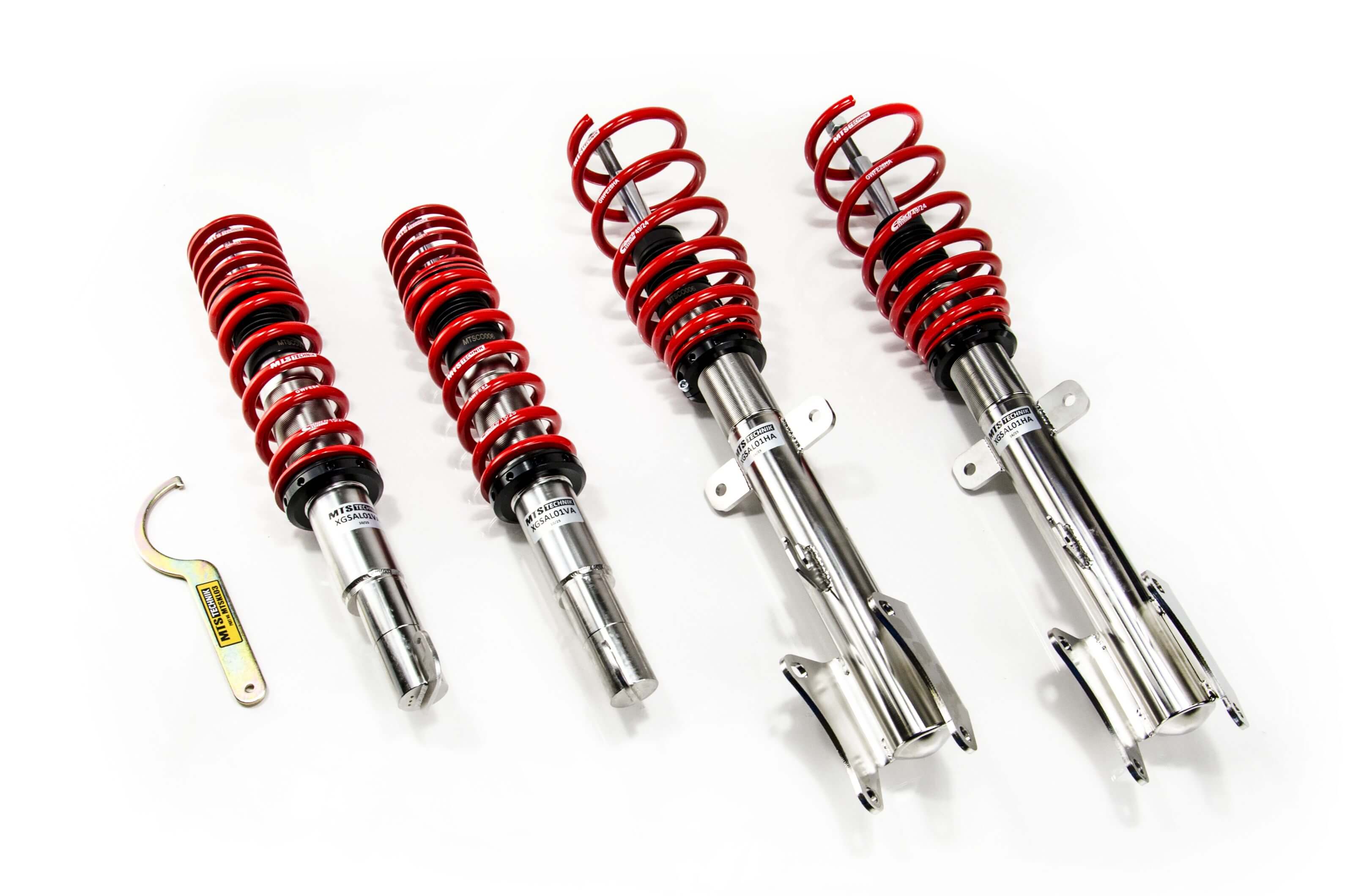 Combinés Filetés MTS Technik Alfa Romeo 147 (937) — Finition Inox [Inox]