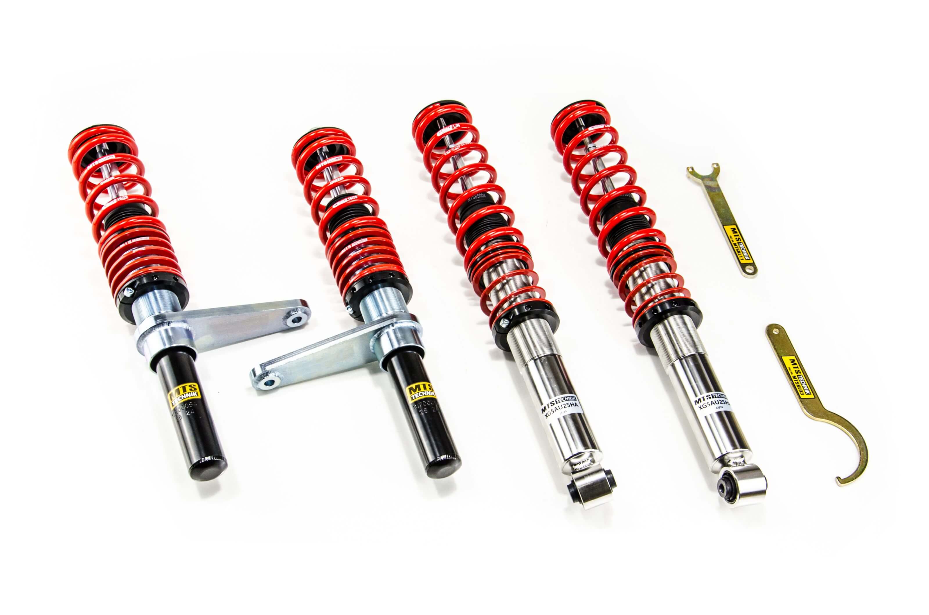 Combinés Filetés MTS Technik Audi 80 B1 (80/82) — Finition Inox [Inox]