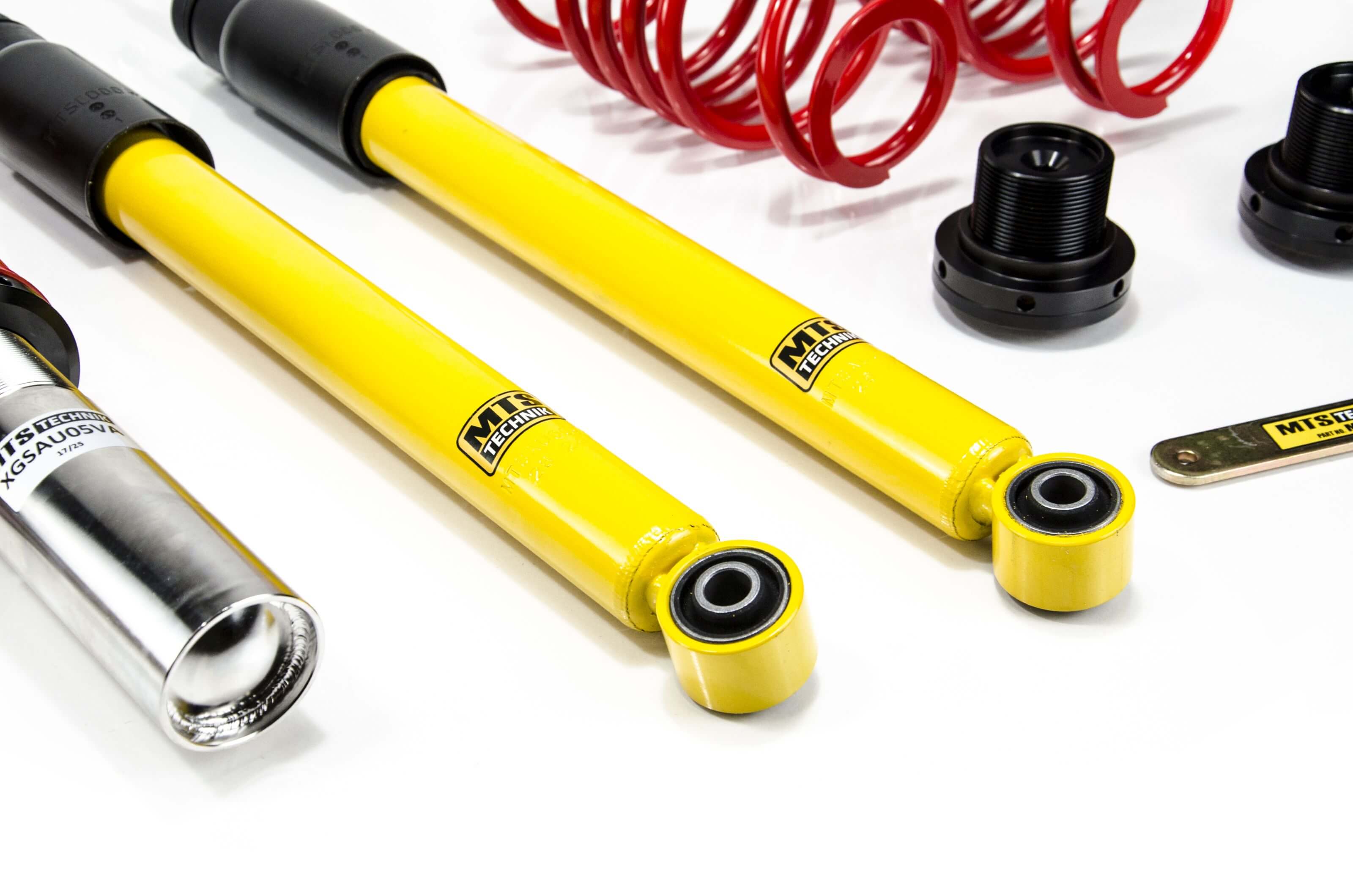 Combinés Filetés MTS Technik Audi A4 B8 (8K) quattro — Finition Inox — vue 4 [Inox]