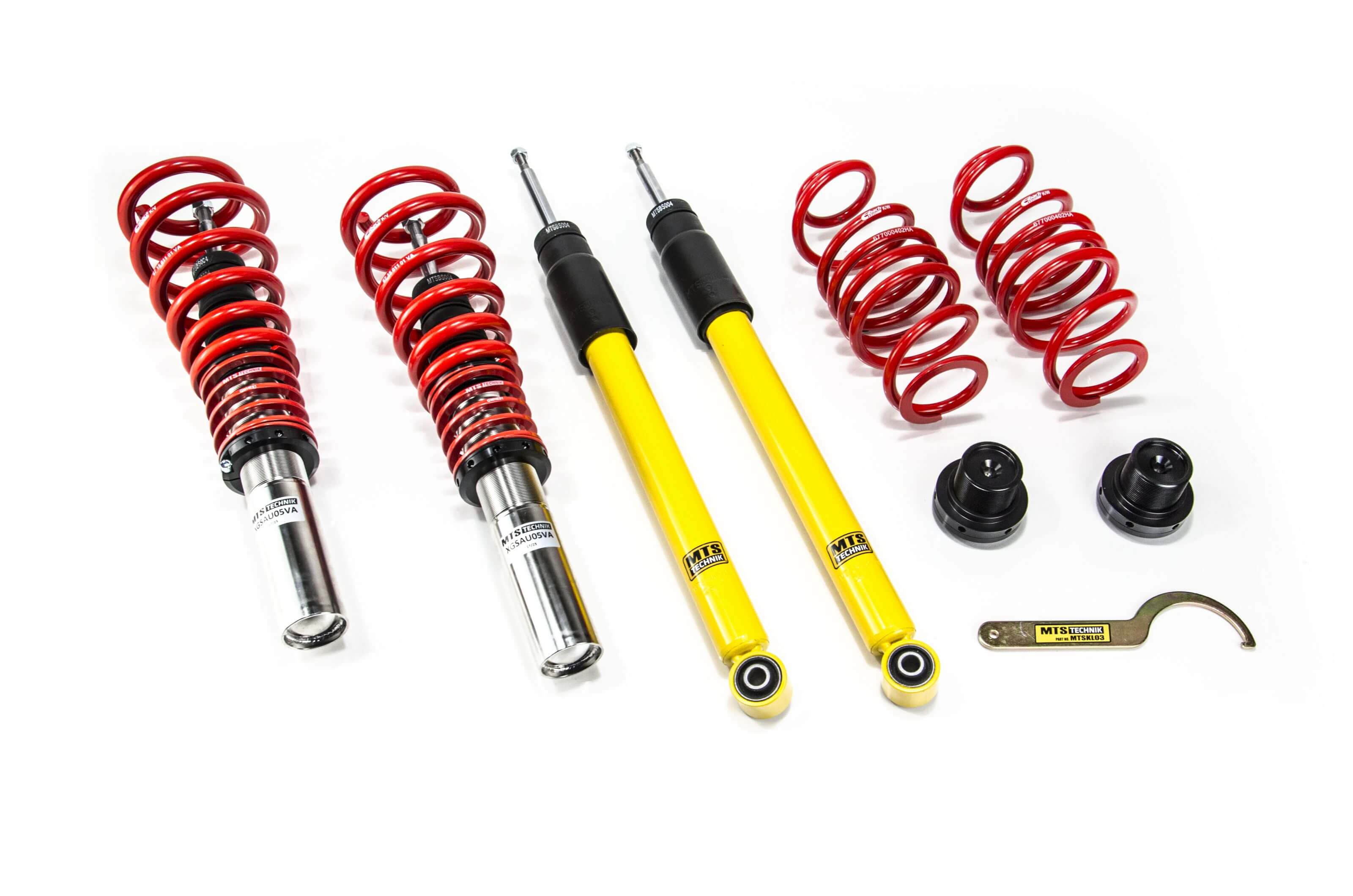 Combinés Filetés MTS Technik Audi A4 B8 (8K) quattro — Finition Inox [Inox]