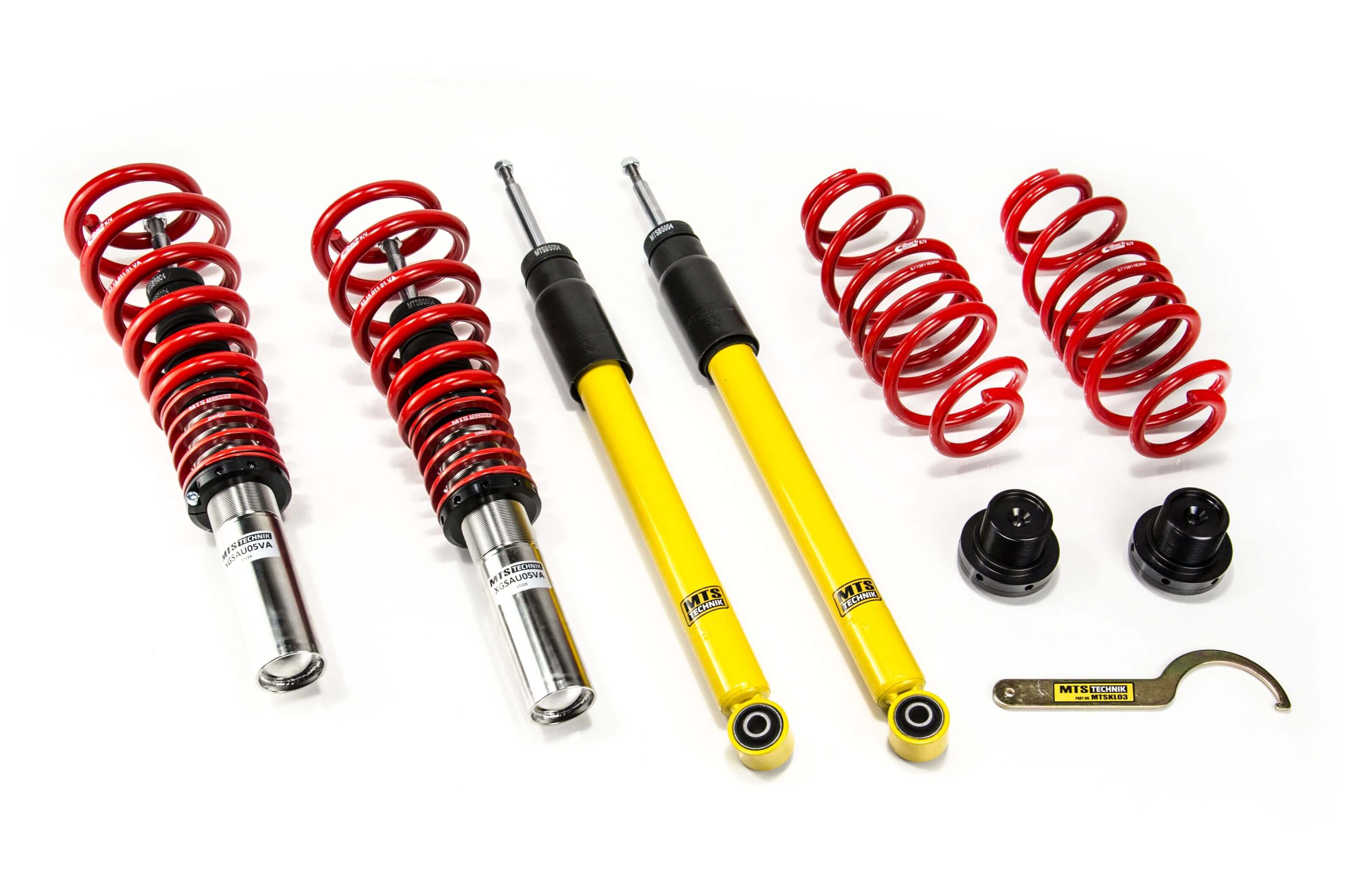 Combinés Filetés MTS Technik Audi A4 Allroad B8 (8KH) quattro — Finition Inox [Inox]