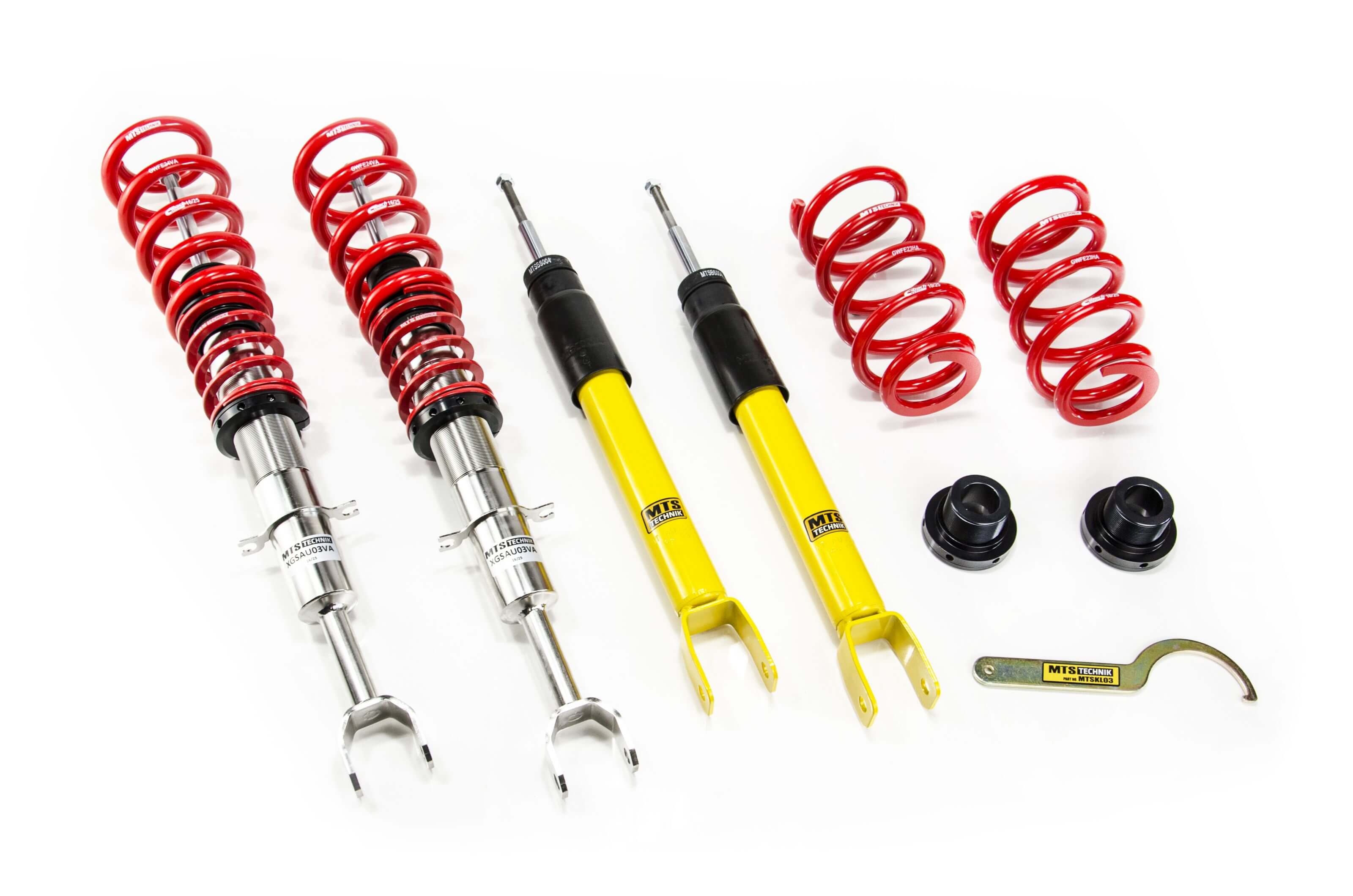 Combinés Filetés MTS Technik Audi A8 D2 (4D) quattro — Finition Inox [Inox]