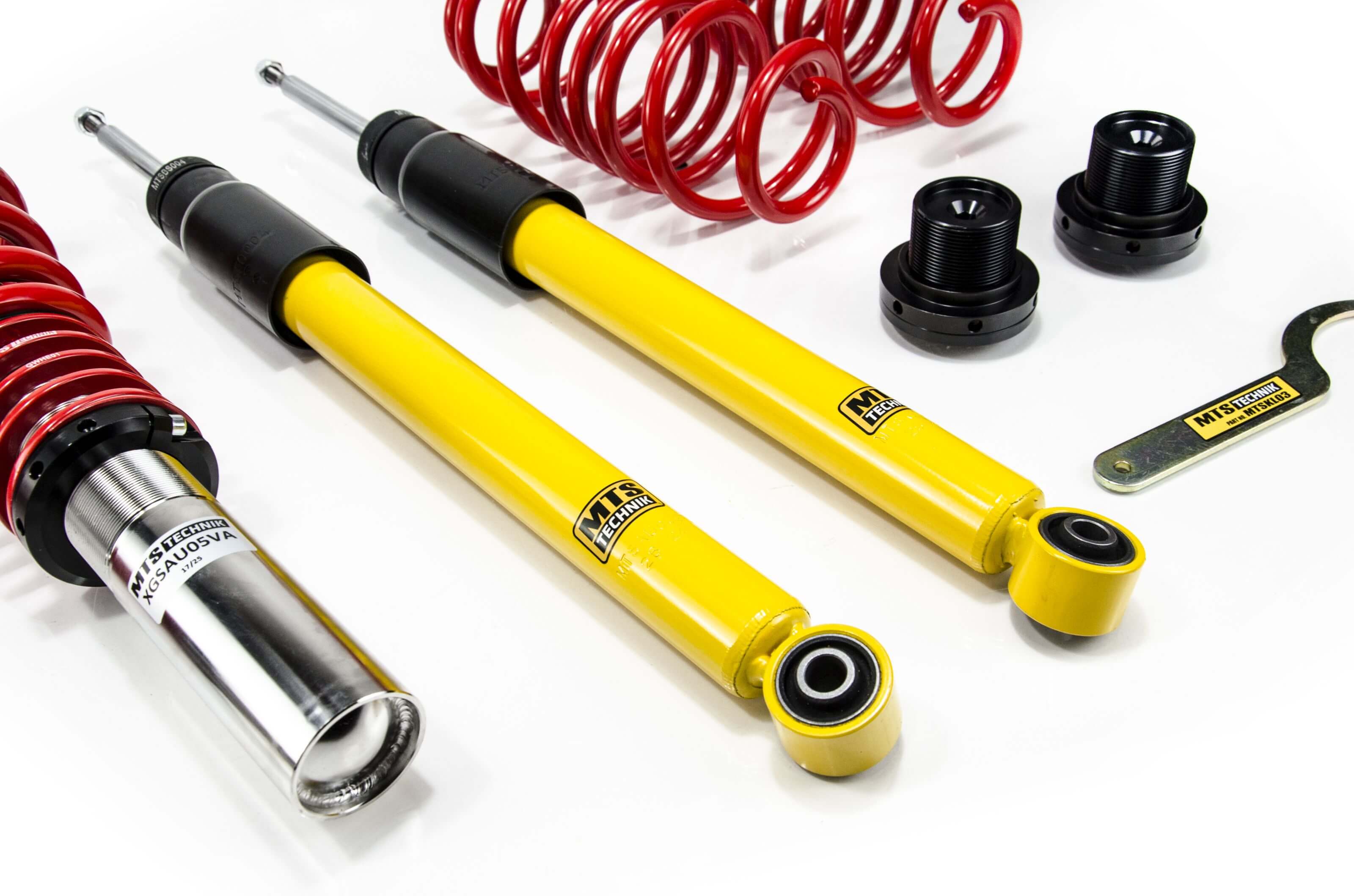 Combinés Filetés MTS Technik Porsche Macan (95B) 4x4 — Finition Inox — vue 5 [Inox]