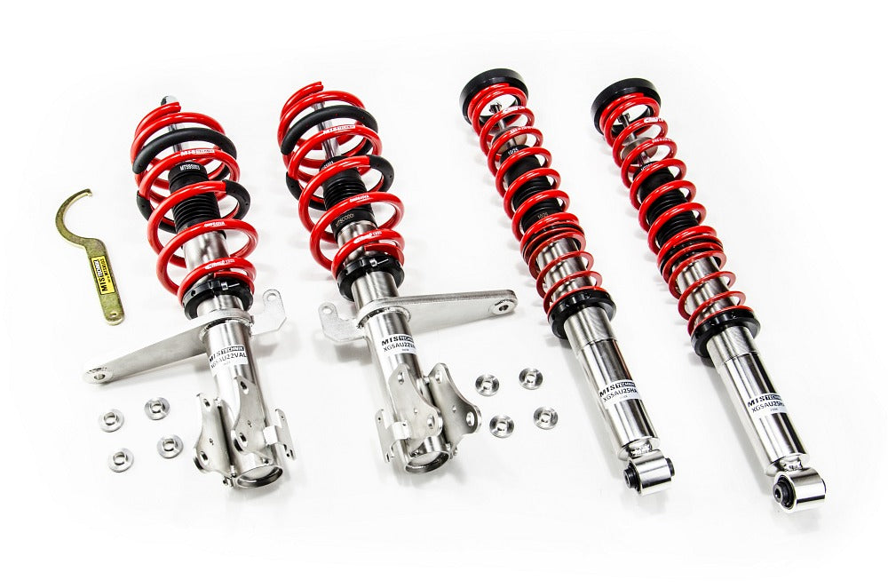 Combinés Filetés MTS Technik Audi 90 B3 (89/8A) — Finition Inox [Inox]