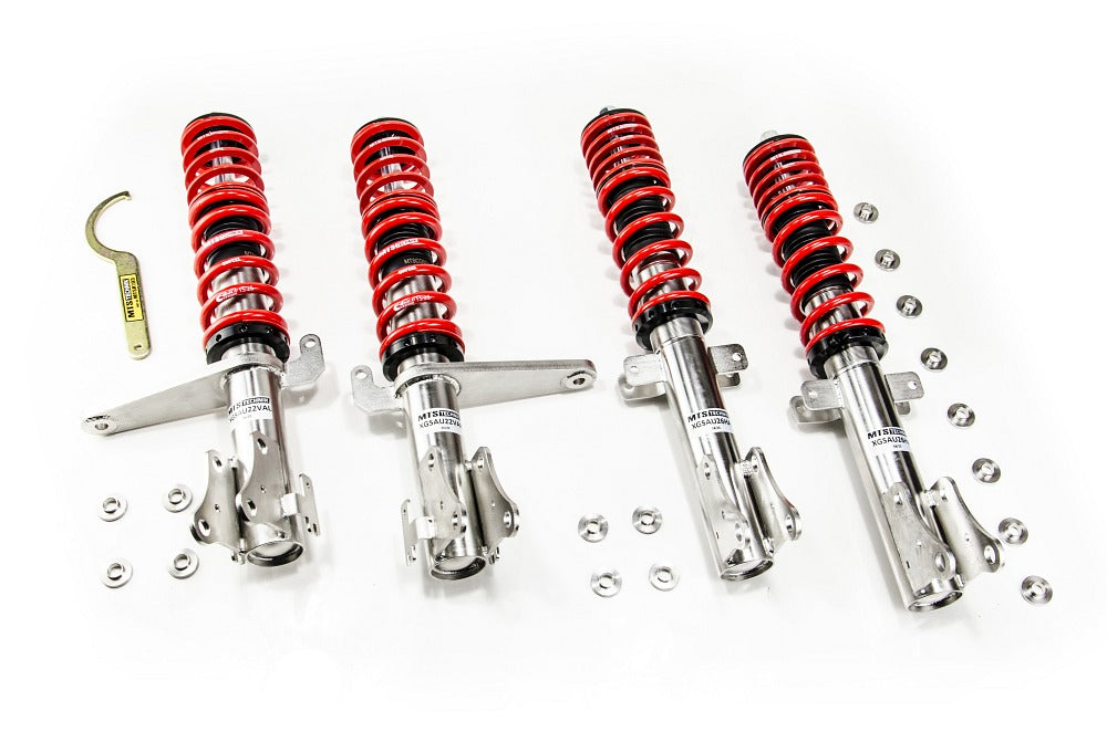 Combinés Filetés MTS Technik Audi 90 B3 (89/8A) quattro — Finition Inox [Inox]