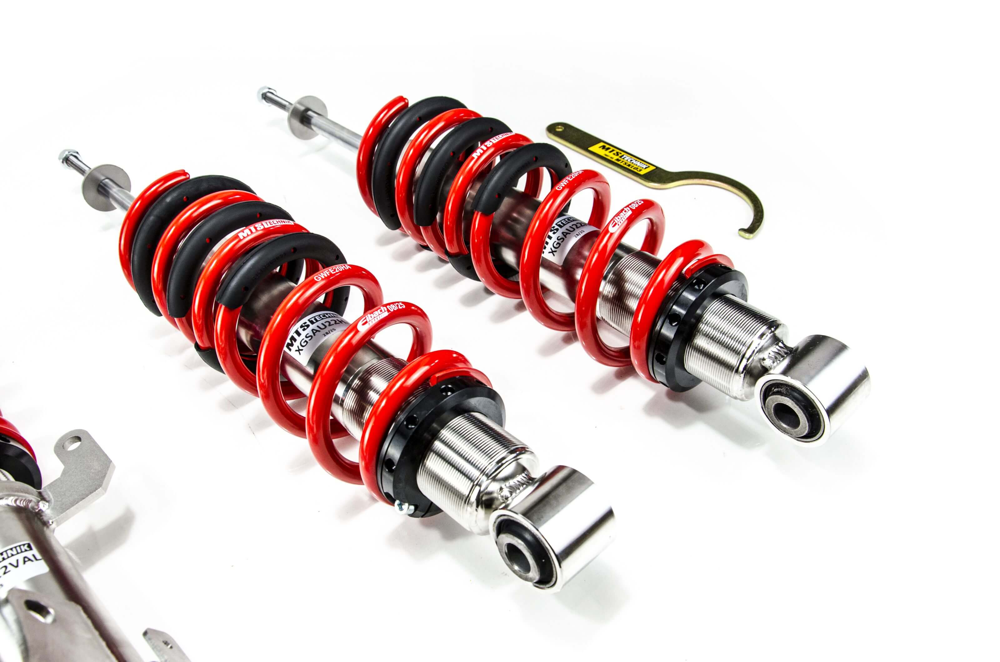 Combinés Filetés MTS Technik Audi 80 B4 Avant (8C) — Finition Inox — vue 4 [Inox]