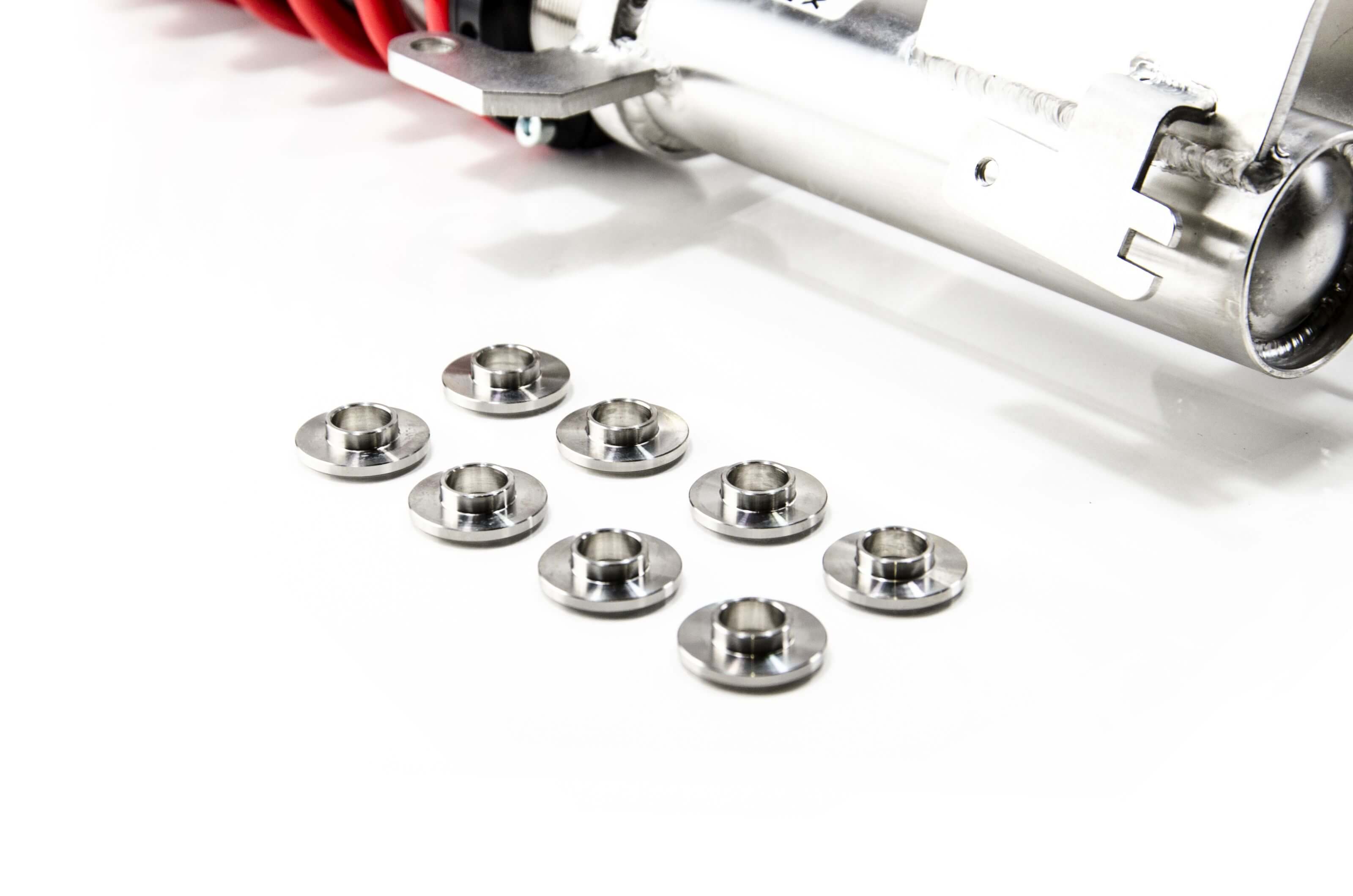 Combinés Filetés MTS Technik Audi 80 B4 Avant (8C) — Finition Inox — vue 7 [Inox]