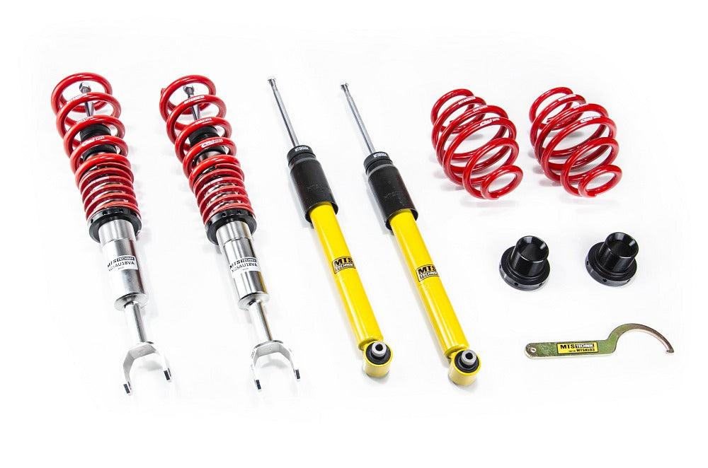Combinés Filetés MTS Technik Skoda Superb I (3U) — Finition Inox [Inox]