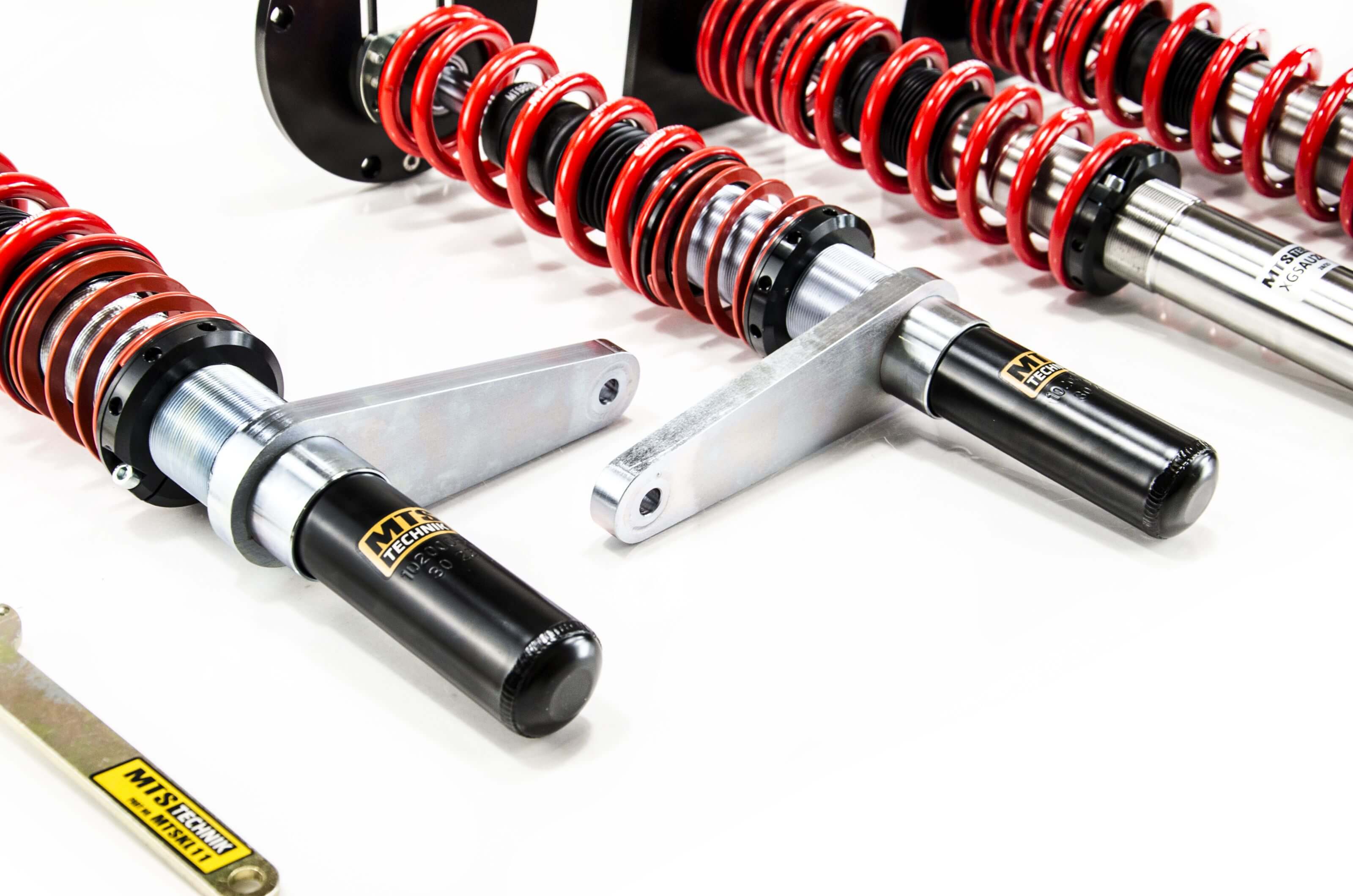 Combinés Filetés MTS Technik Audi 100 C4 Avant (4A) — Finition Inox — vue 4 [Inox]