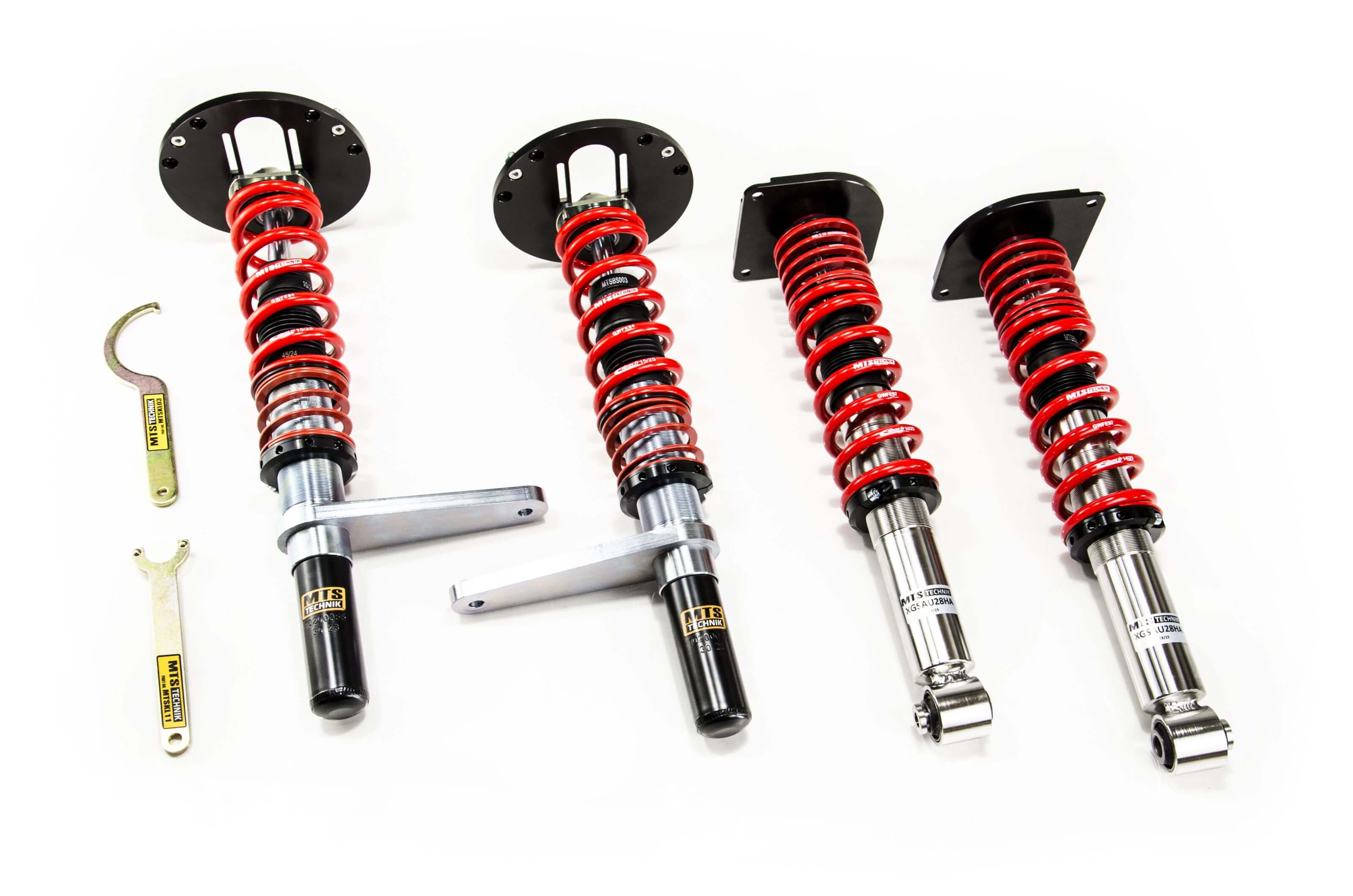 Combinés Filetés MTS Technik Audi 100 C4 Avant (4A) — Finition Inox [Inox]