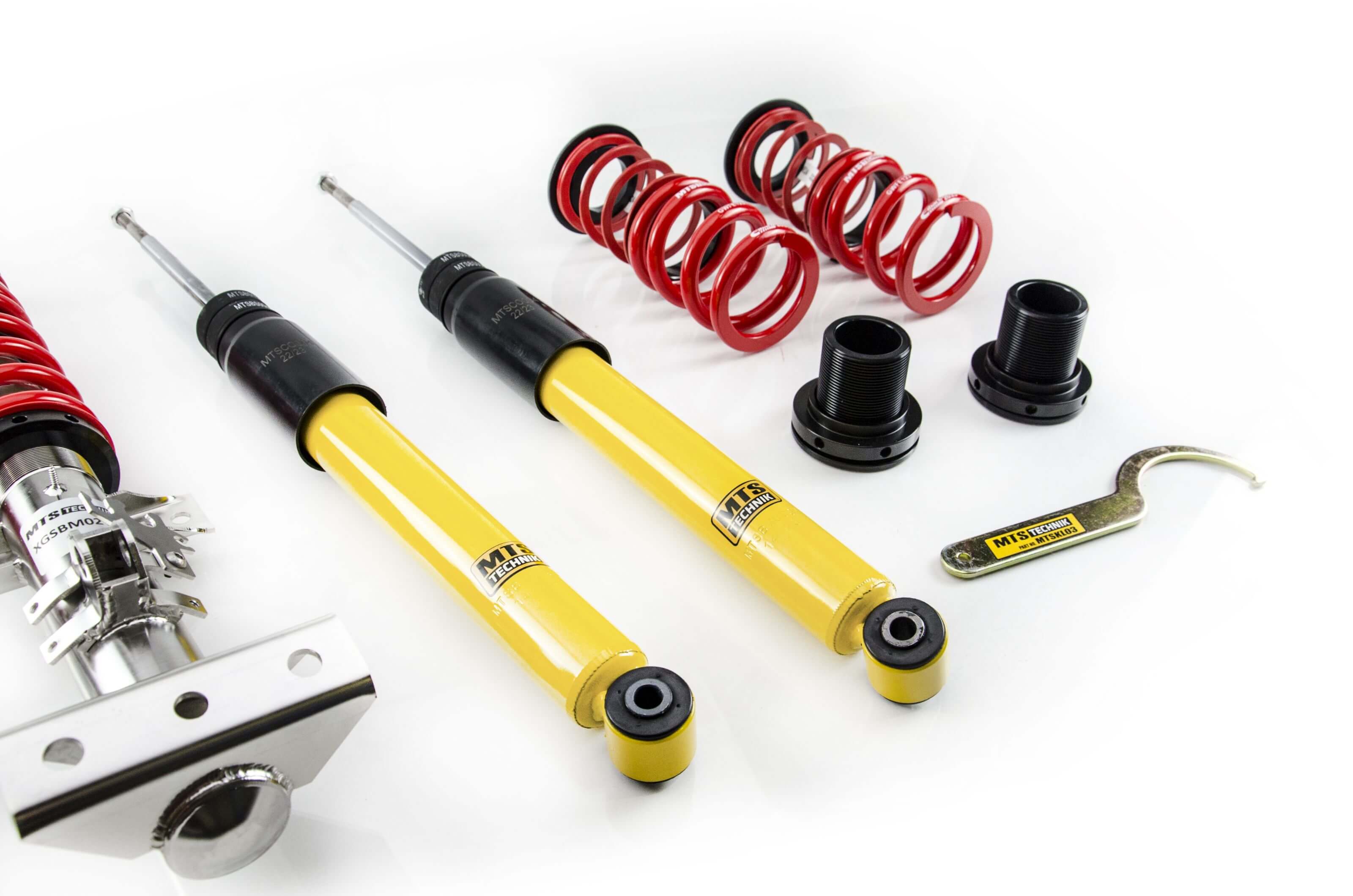 Combinés Filetés MTS Technik BMW Série 3 (E36) — Finition Inox — vue 4 [Inox]