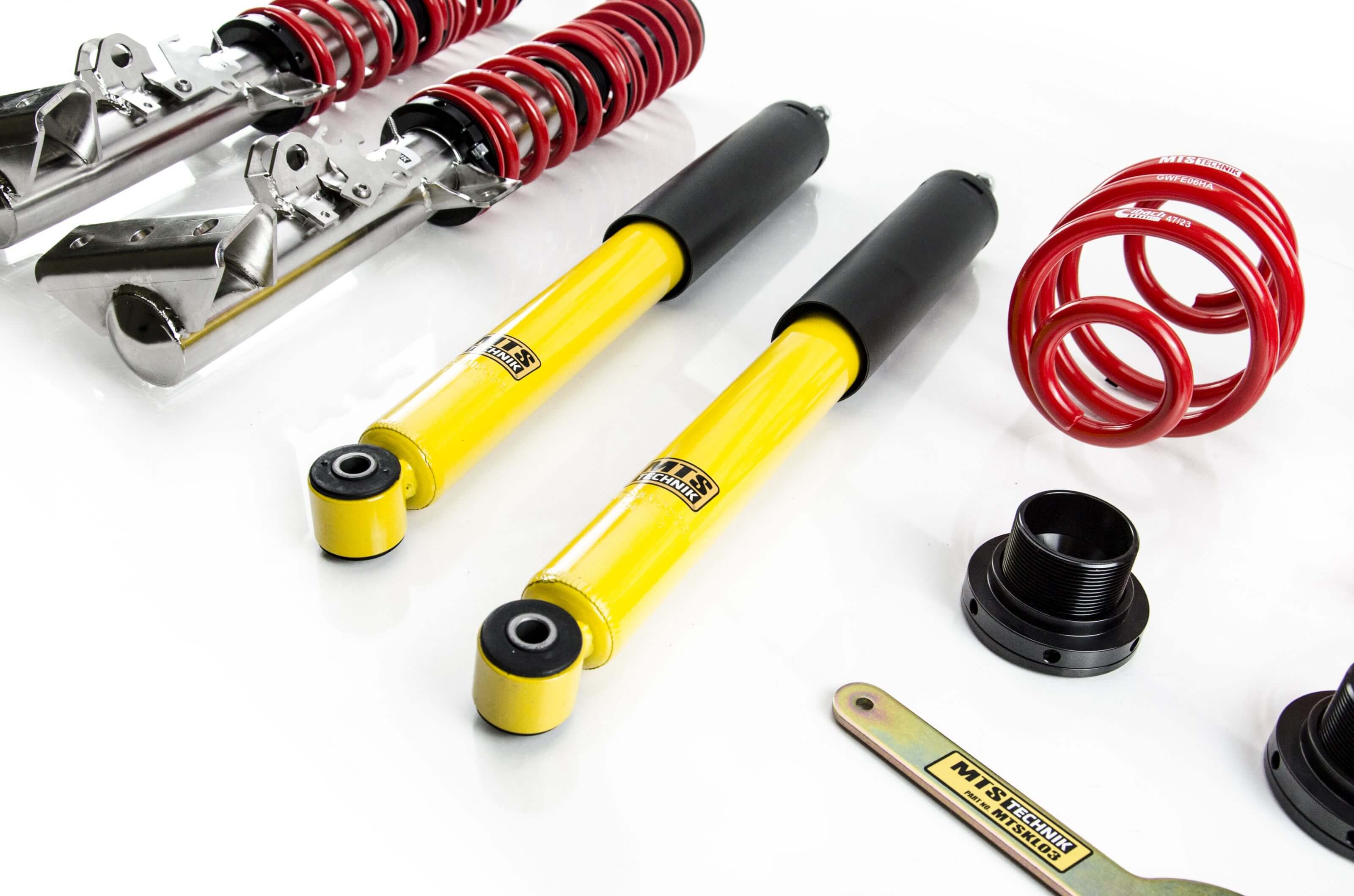 Combinés Filetés MTS Technik BMW Série 3 Compact (E36) — Finition Inox — vue 4 [Inox]