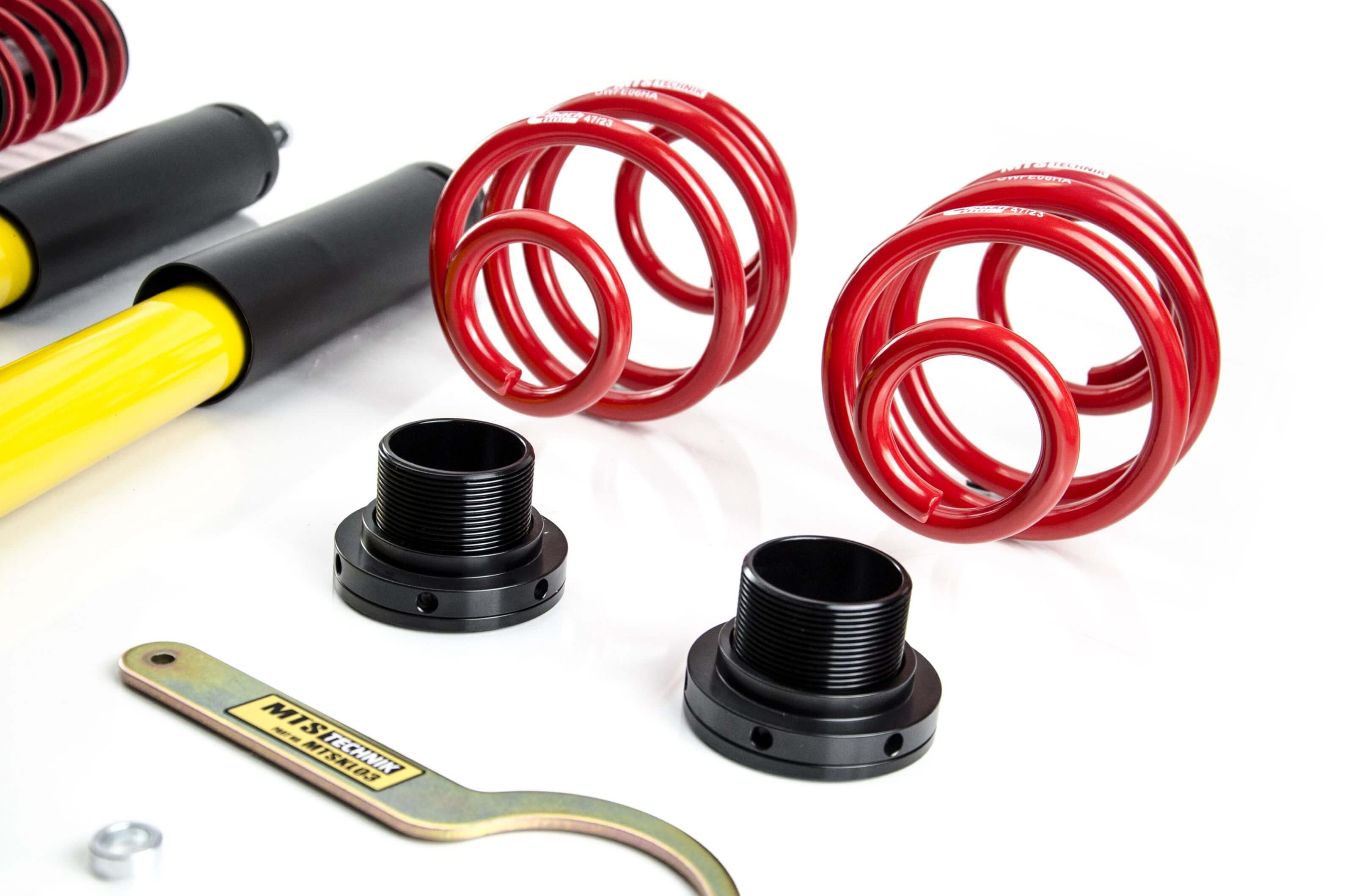 Combinés Filetés MTS Technik BMW Série 3 Compact (E36) — Finition Inox — vue 6 [Inox]