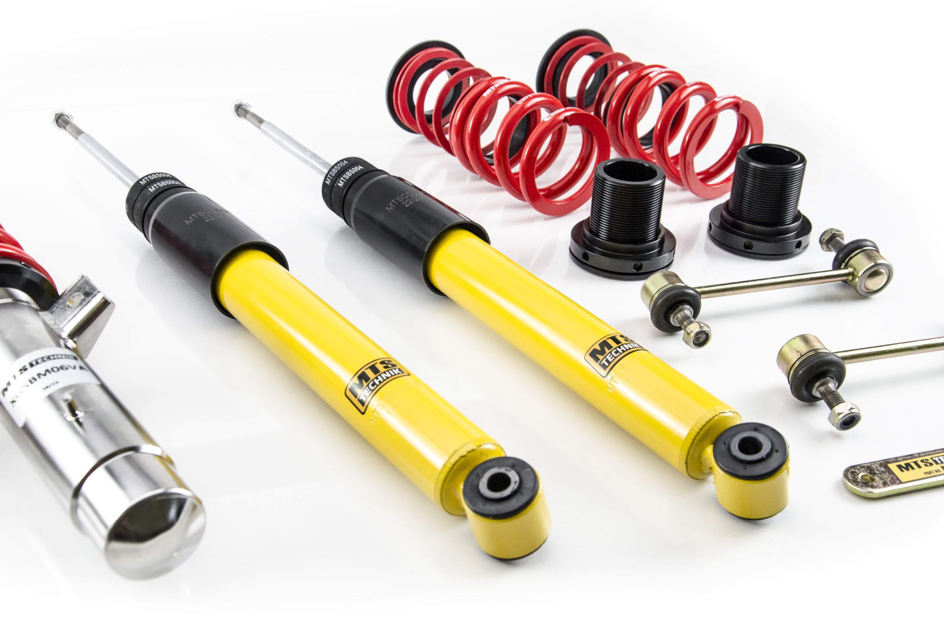 Combinés Filetés MTS Technik BMW Série 3 Compact (E46) — Finition Inox — vue 4 [Inox]