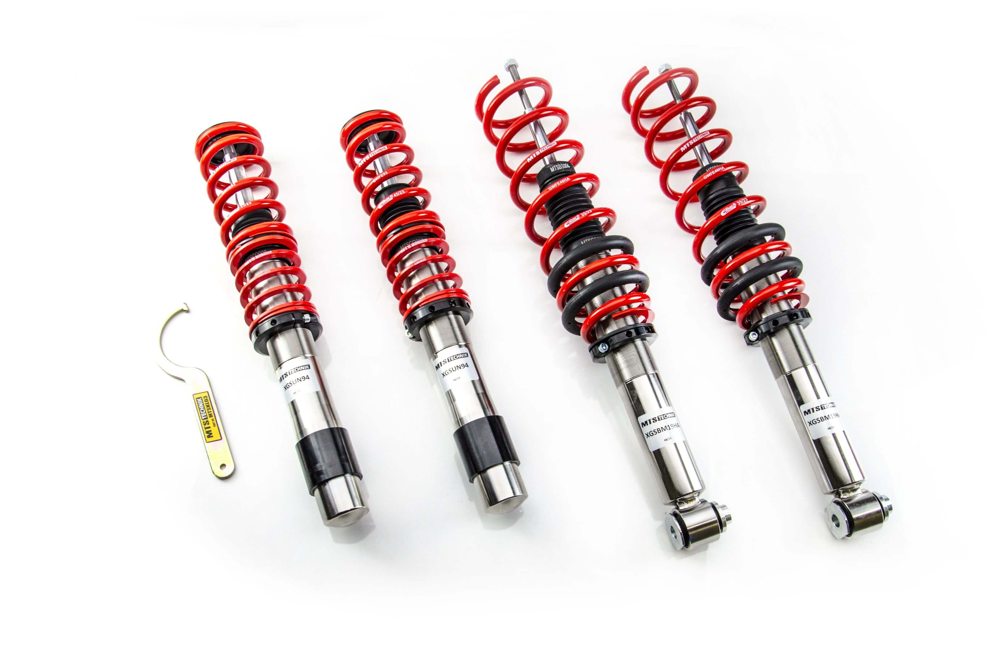 Combinés Filetés MTS Technik BMW Série 5 (E39) — Finition Inox [Inox]