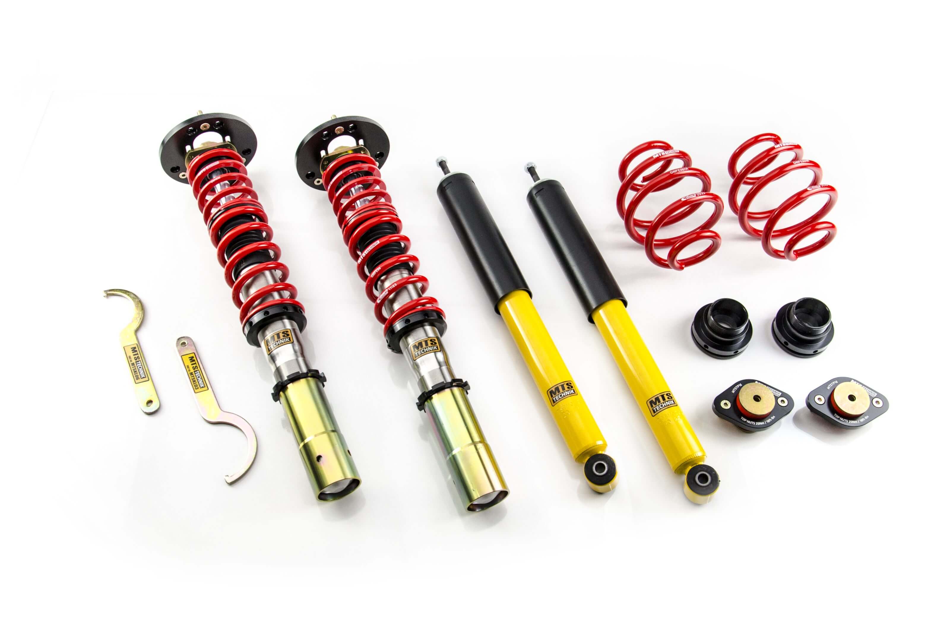 Combinés Filetés MTS Technik BMW Série 3 Touring (E30) — Finition Inox [Inox]