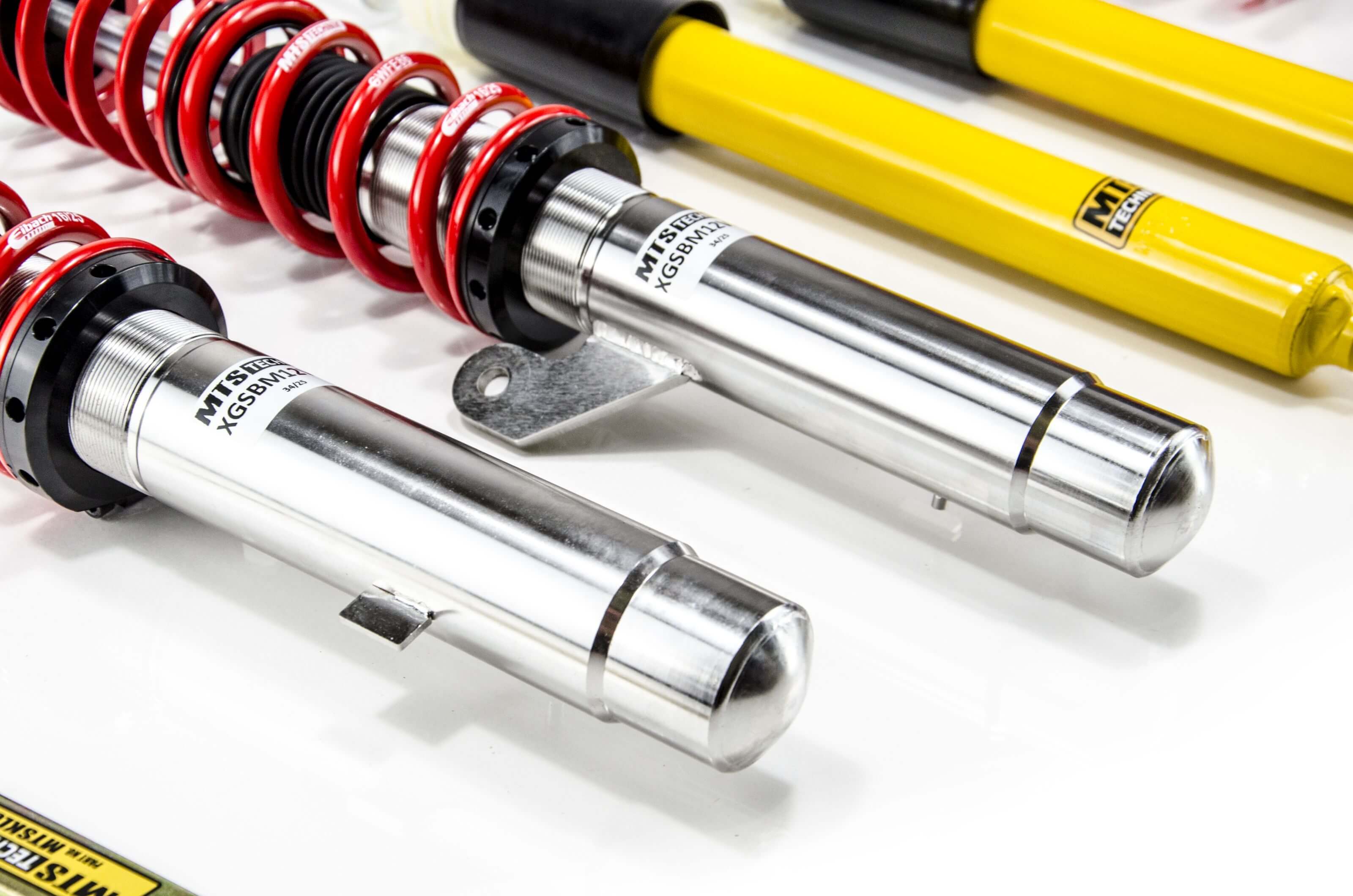 Combinés Filetés MTS Technik BMW Série 1 (E81) — Finition Inox — vue 2 [Inox]