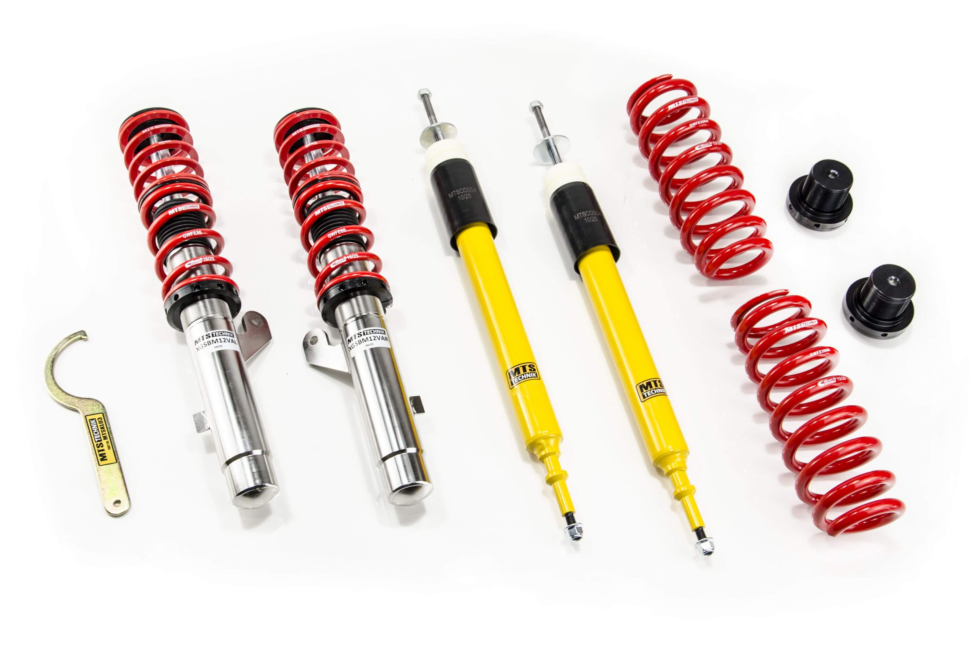 Combinés Filetés MTS Technik BMW Série 1 (E81) — Finition Inox [Inox]
