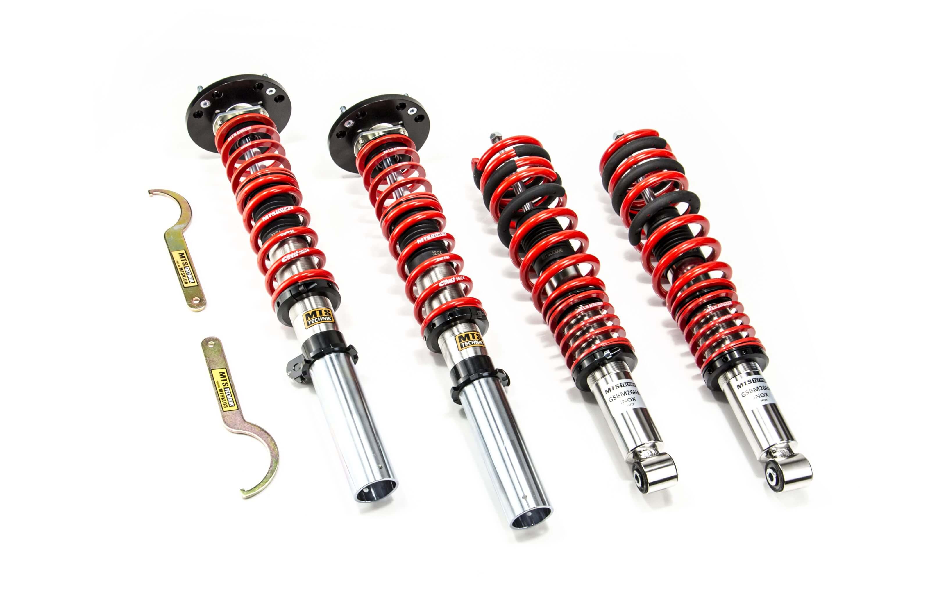 Combinés Filetés MTS Technik BMW Série 3 (E21) — Finition Inox [Inox]