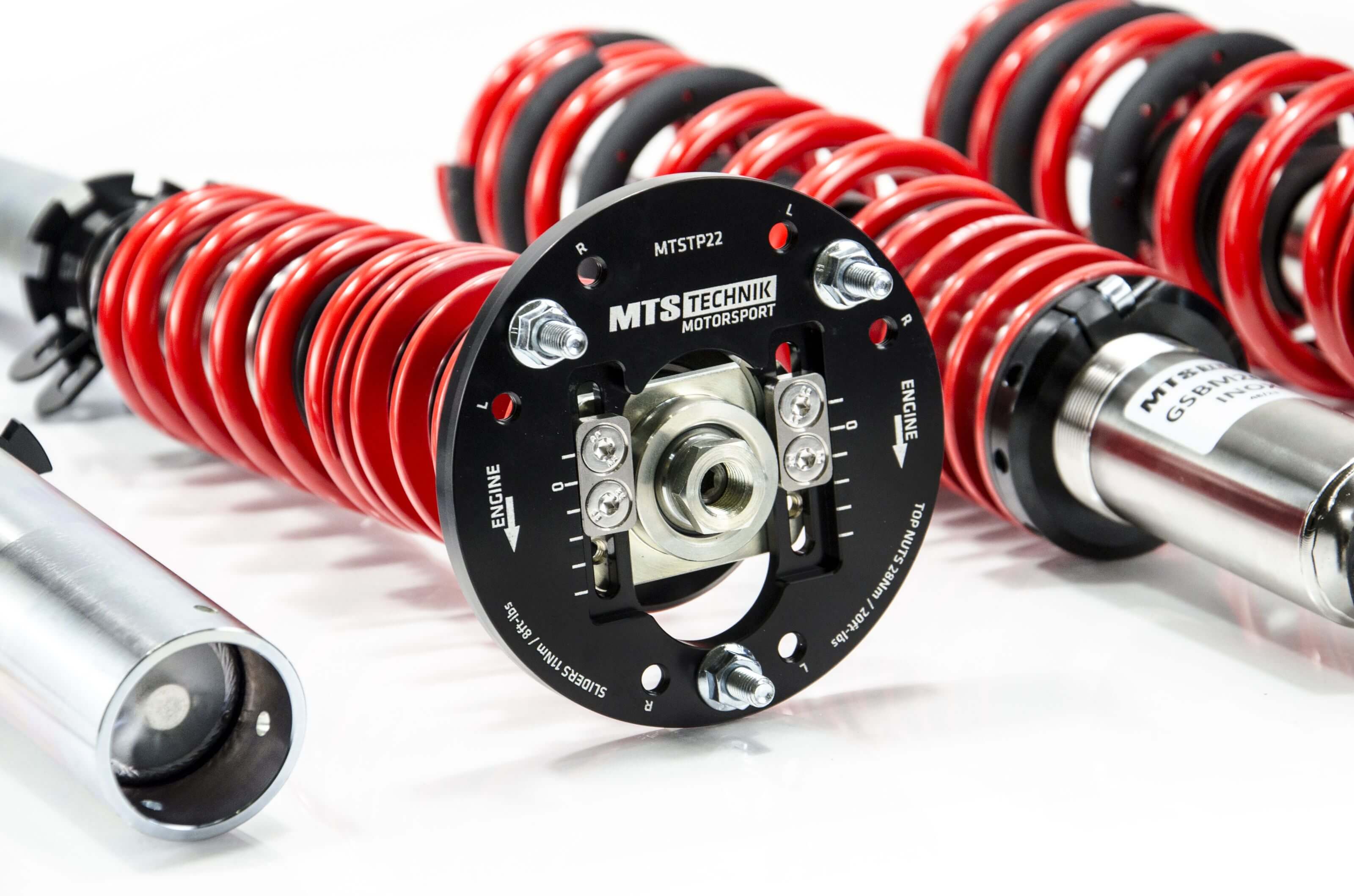 Combinés Filetés MTS Technik BMW Série 3 (E21) — Finition Inox — vue 2 [Inox]