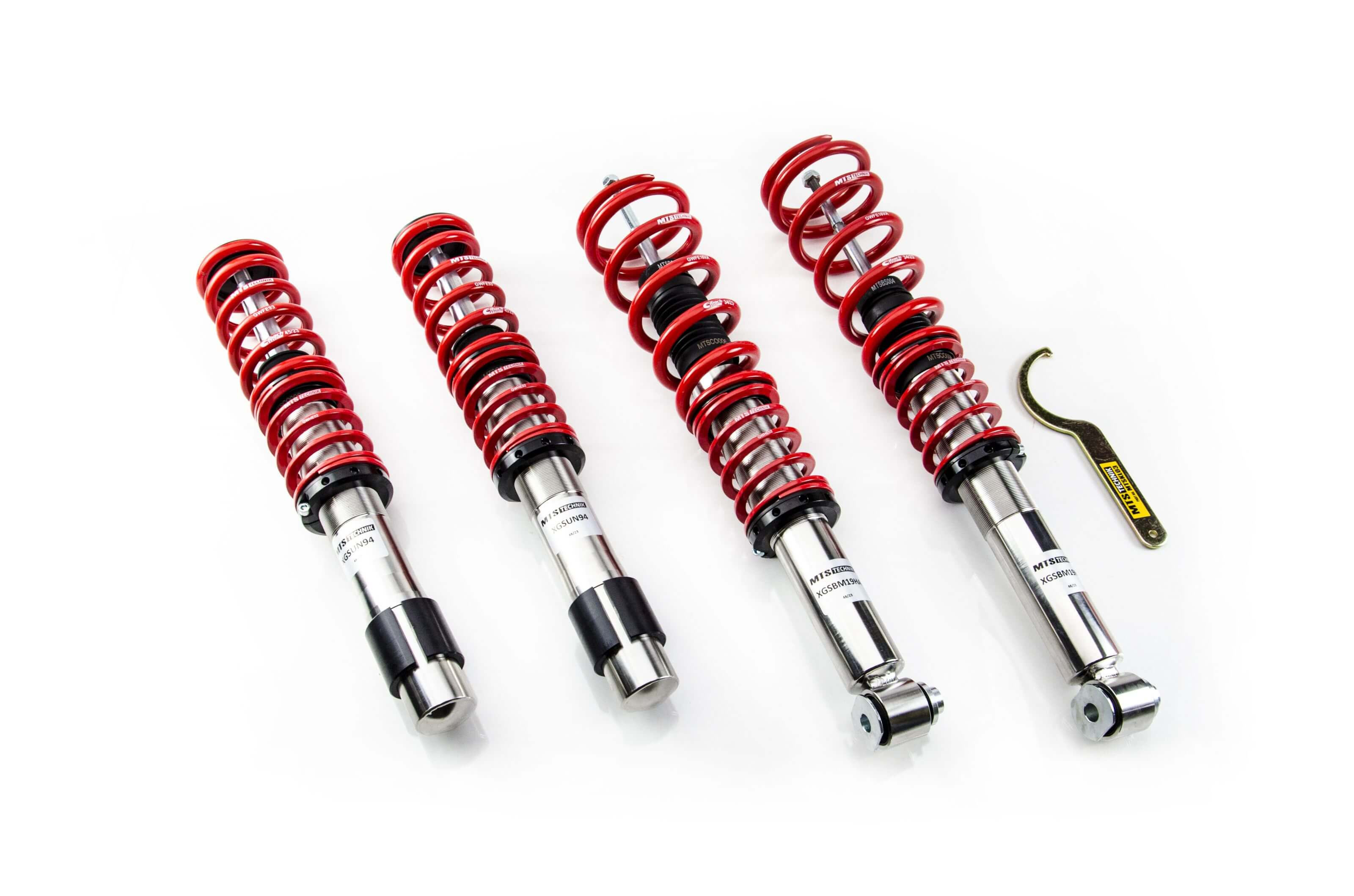 Combinés Filetés MTS Technik BMW Série 5 (E60) — Finition Inox [Inox]